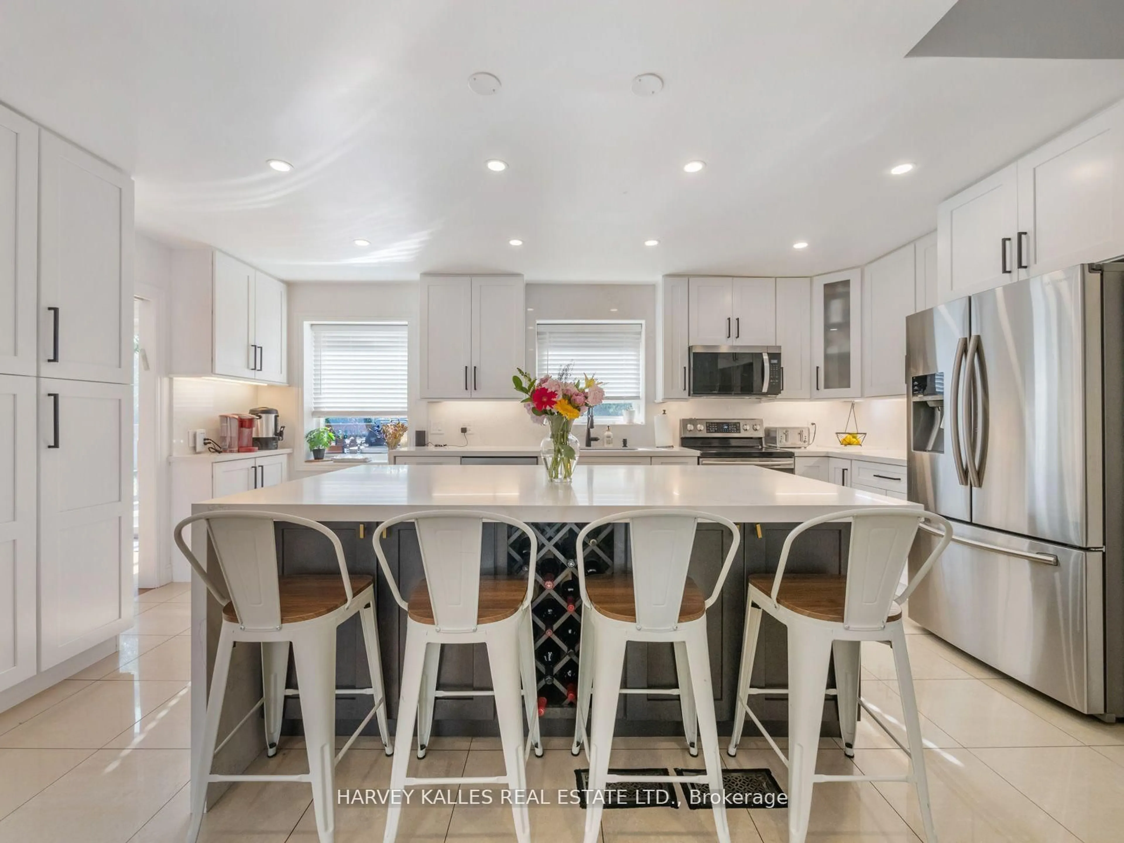 Contemporary kitchen, ceramic/tile floor for 24 Yeomans Rd, Toronto Ontario M3H 3J5