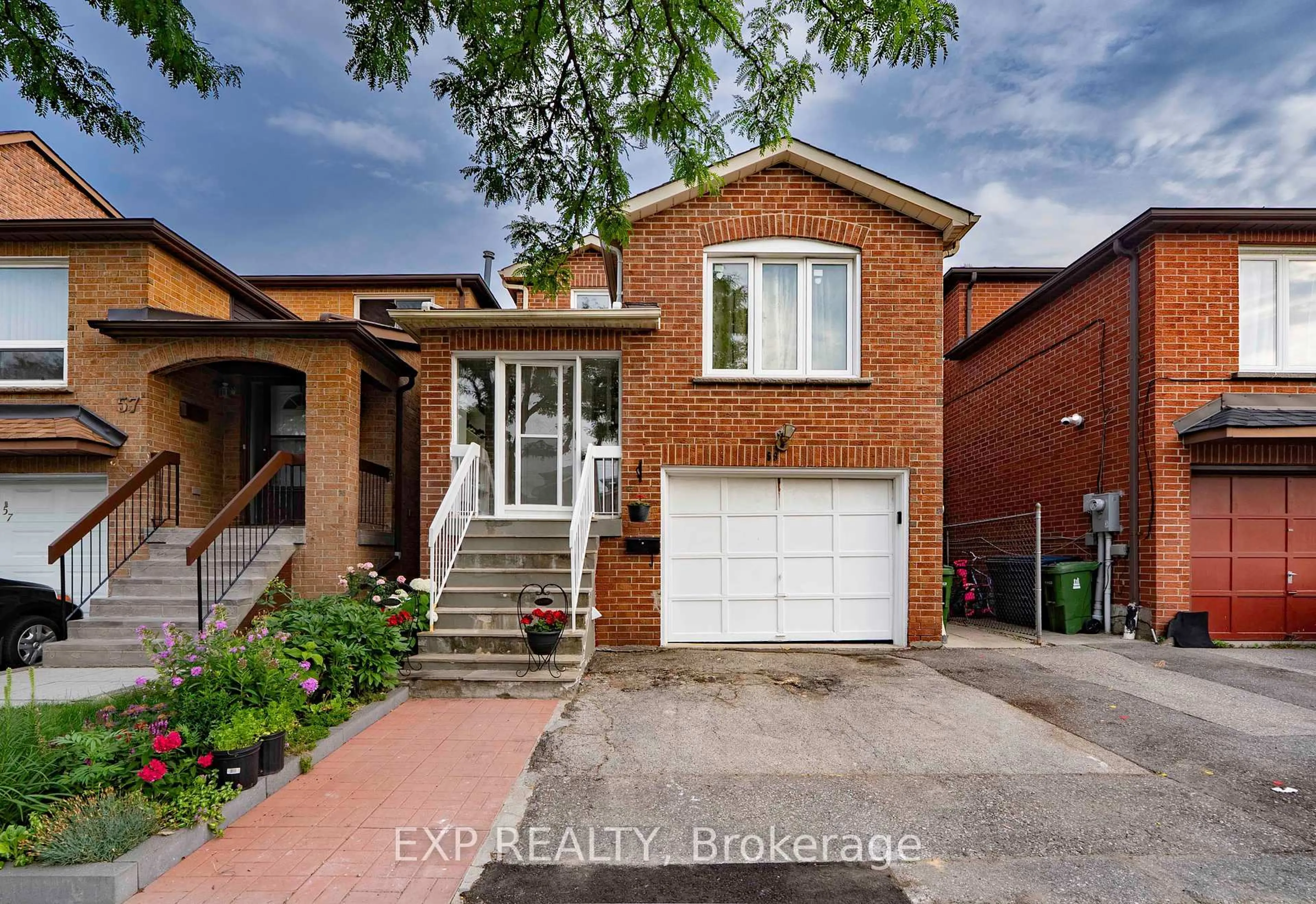 Home with brick exterior material, street for 59 Festival Dr, Toronto Ontario M2R 3T9