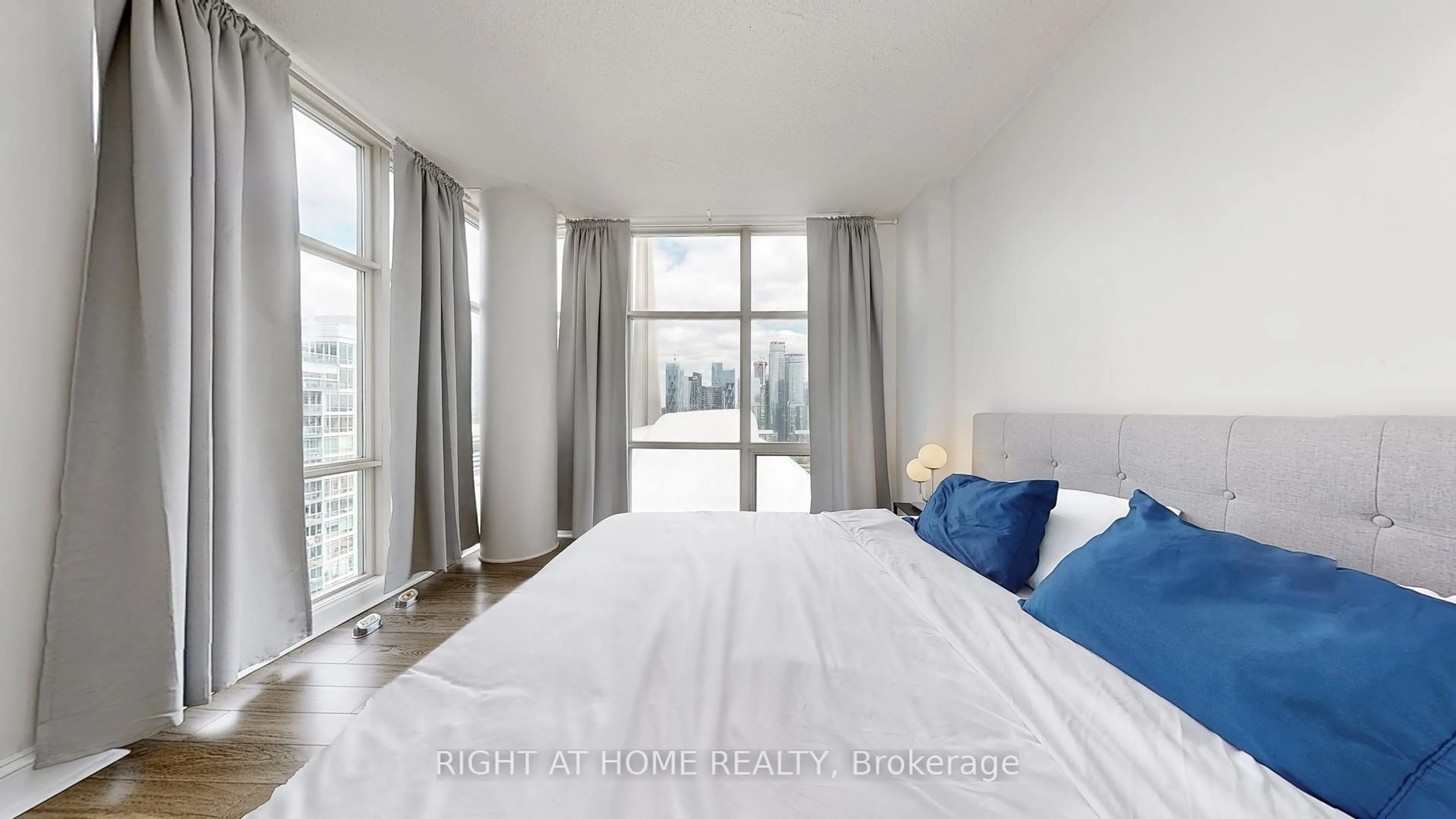 Bedroom with bed, unknown for 10 Navy Wharf Crt #3606, Toronto Ontario M5V 3V2