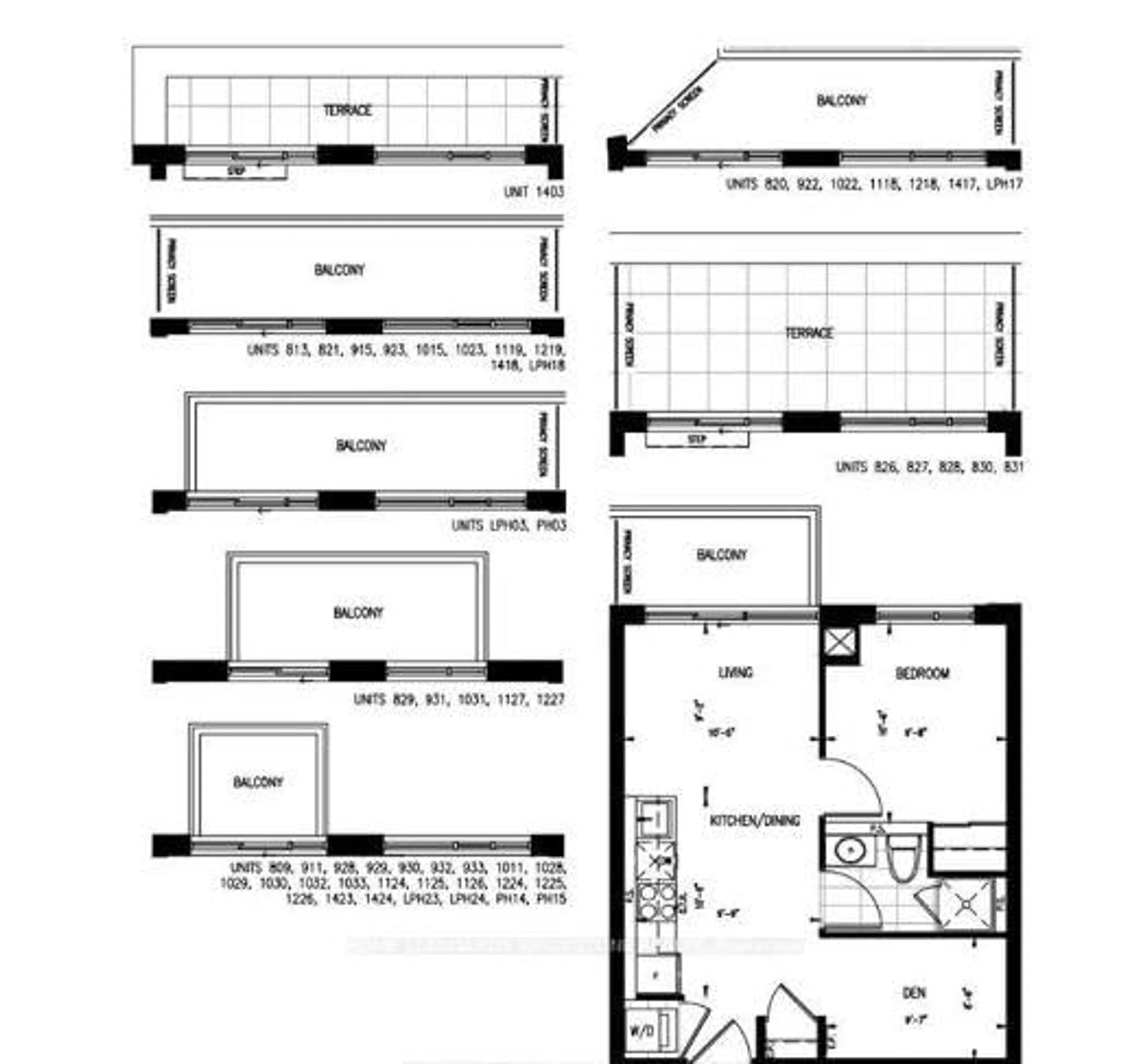 Floor plan for 543 Richmond St #933, Toronto Ontario M5V 0W9