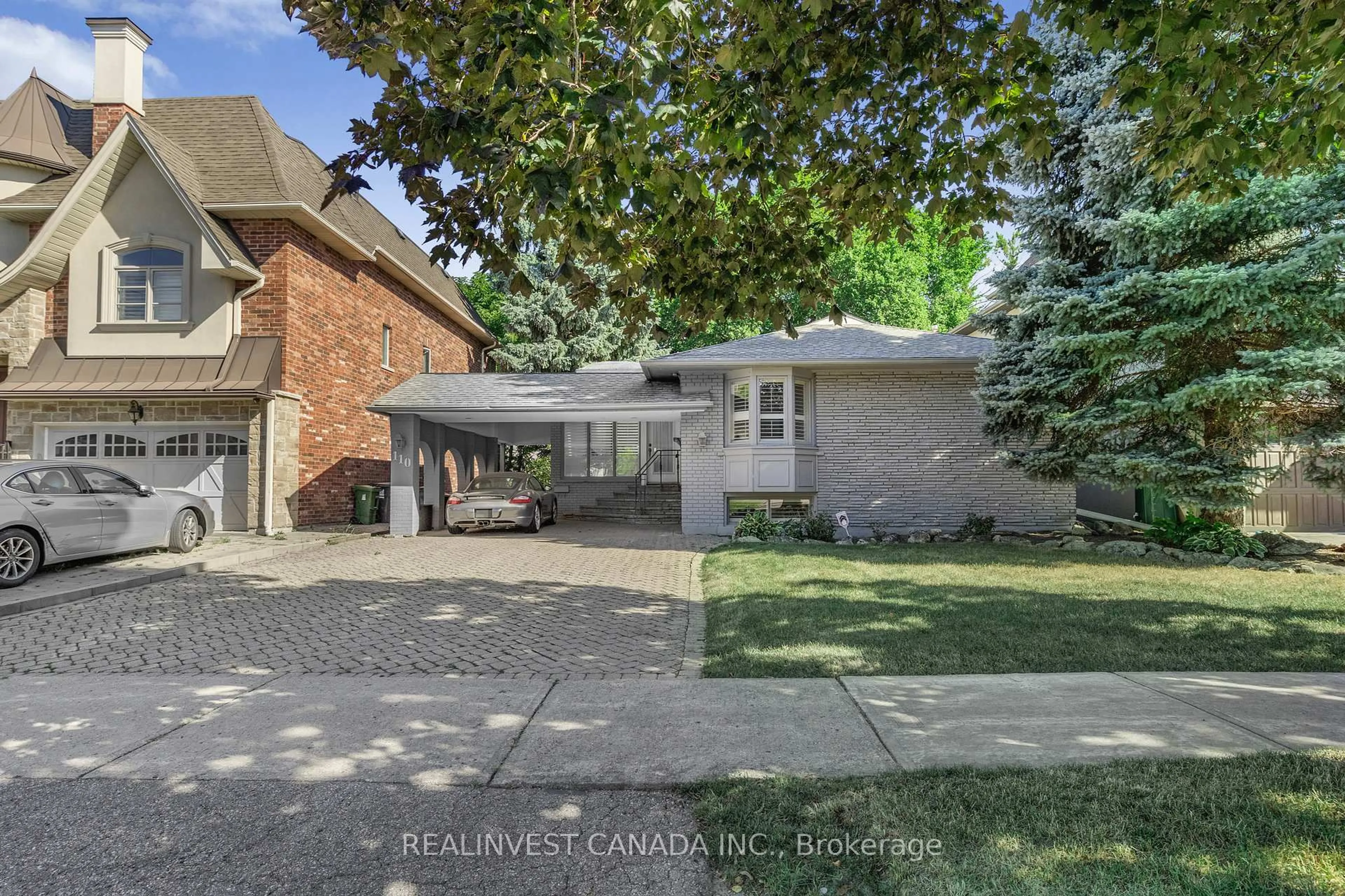 Home with brick exterior material, street for 110 Goulding Ave, Toronto Ontario M2M 1L4