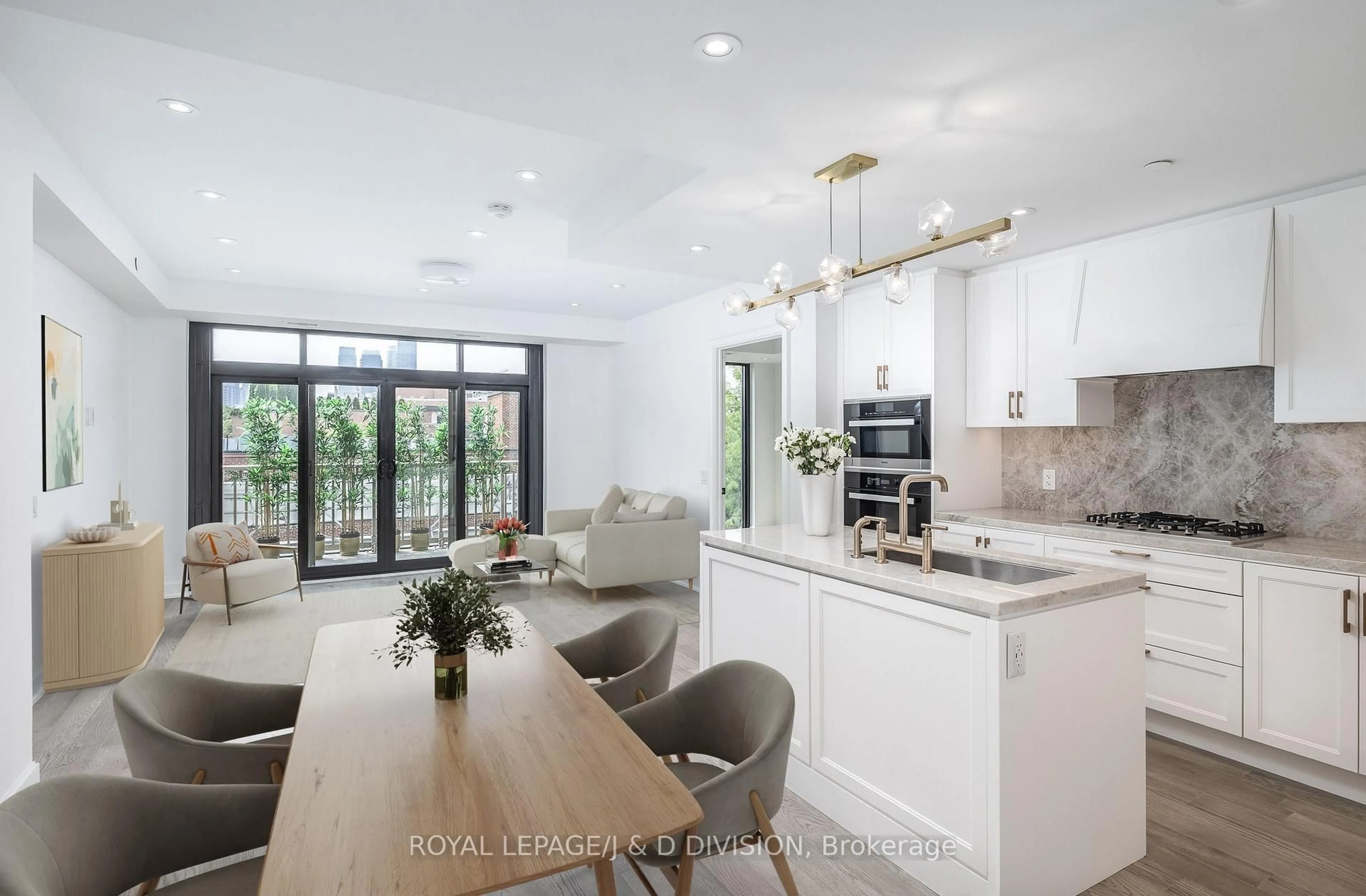 Open concept kitchen, unknown for 1 Strathgowan Ave #513, Toronto Ontario M4N 0B3
