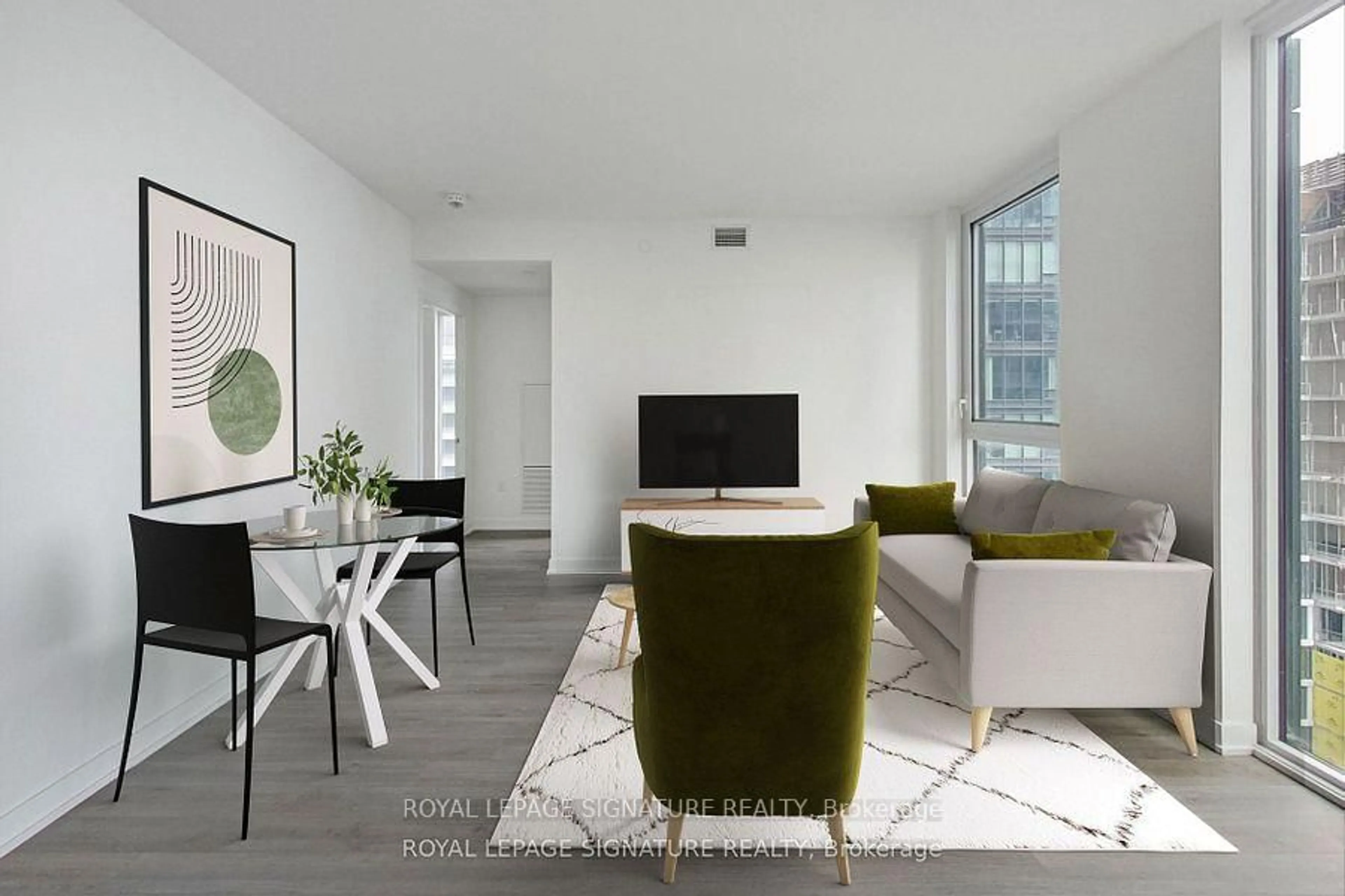 Living room with furniture, unknown for 357 King St #3408, Toronto Ontario M5V 1K1