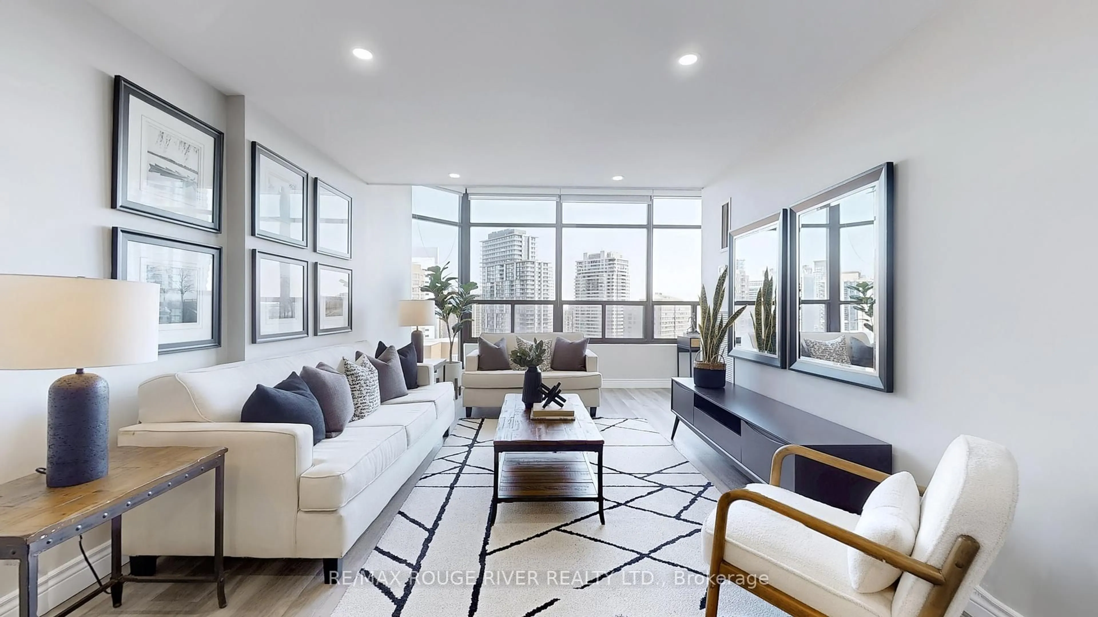 Living room with furniture, unknown for 33 Elmhurst Ave #2407, Toronto Ontario M2N 6G8
