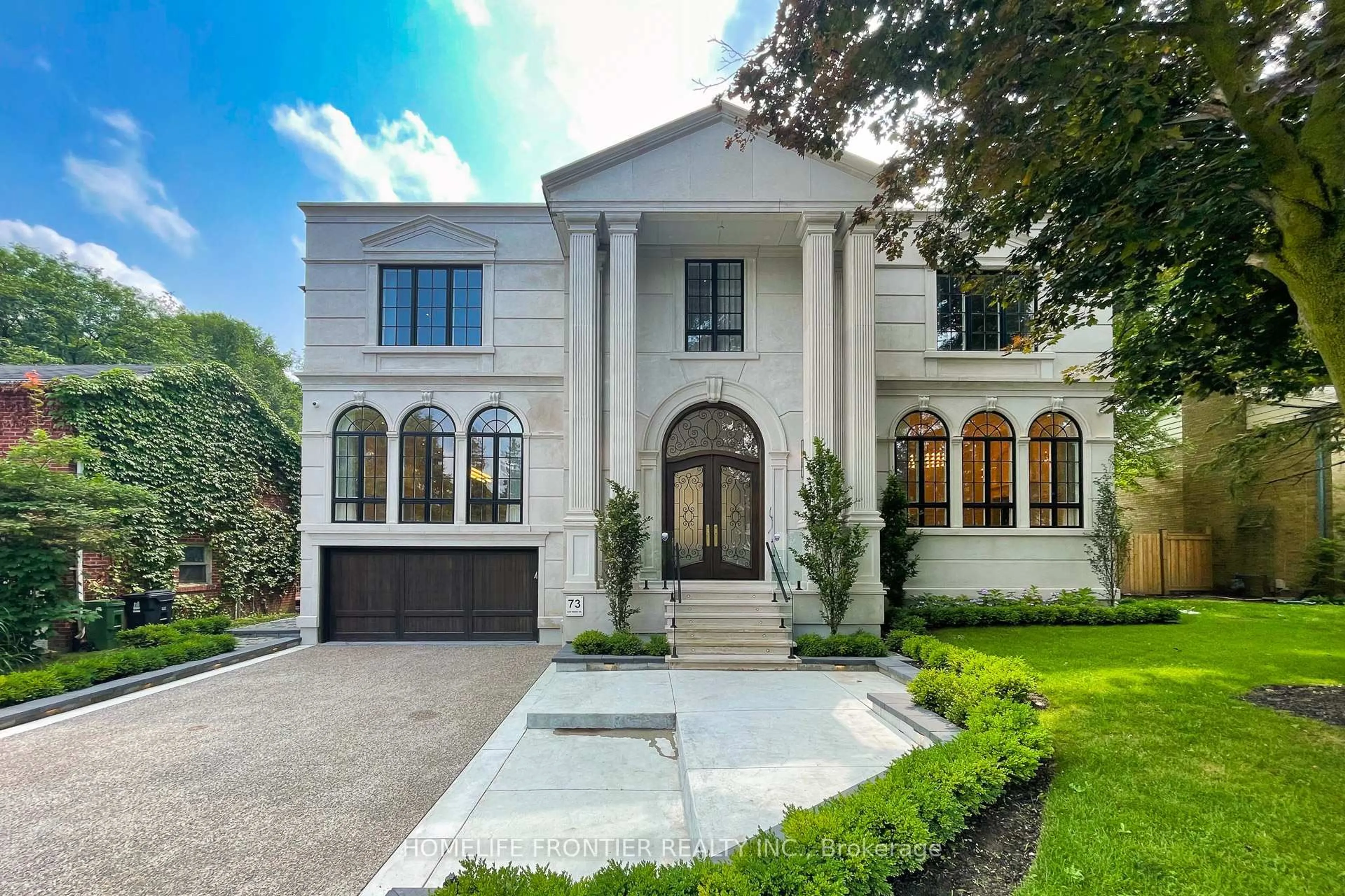 Home with brick exterior material, street for 73 Lord Seaton Rd, Toronto Ontario M2P 1K6