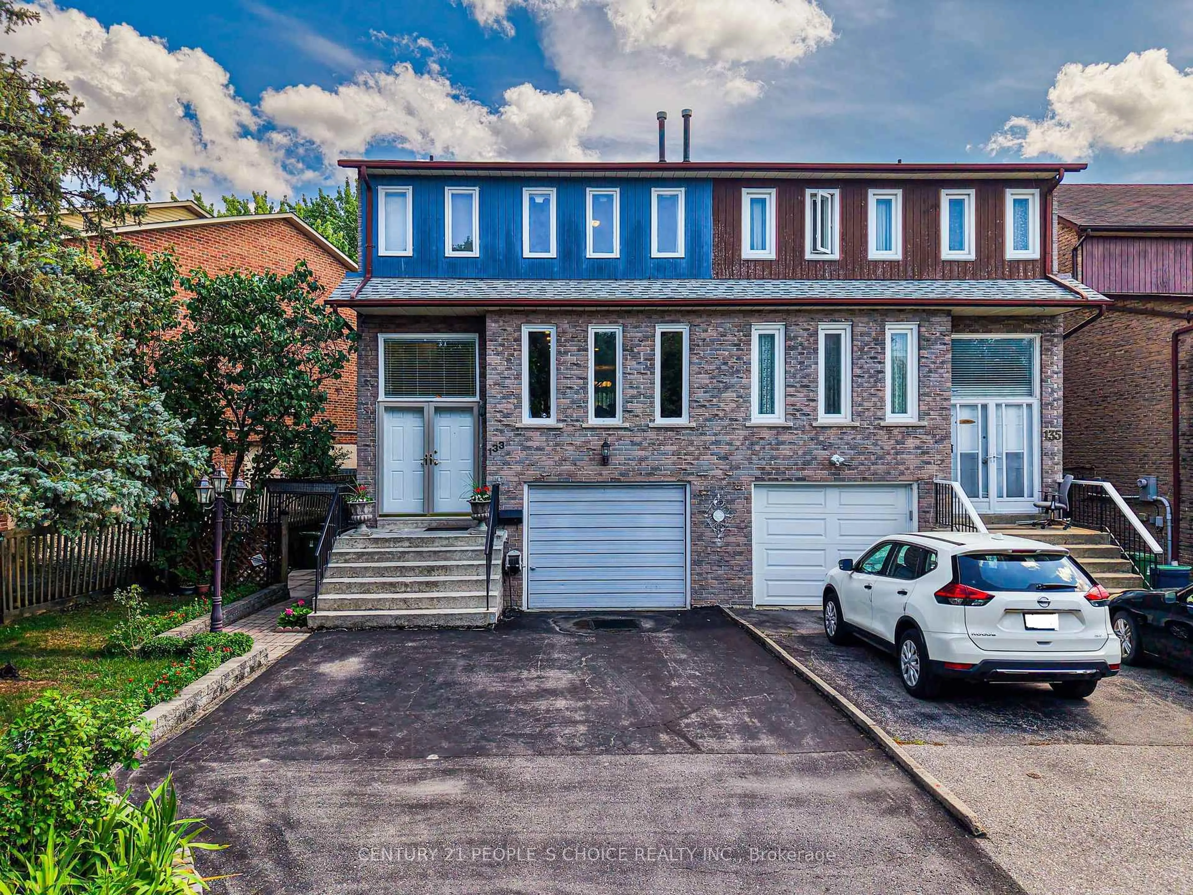 Home with brick exterior material, street for 133 Robert Hicks Dr, Toronto Ontario M2R 3R2