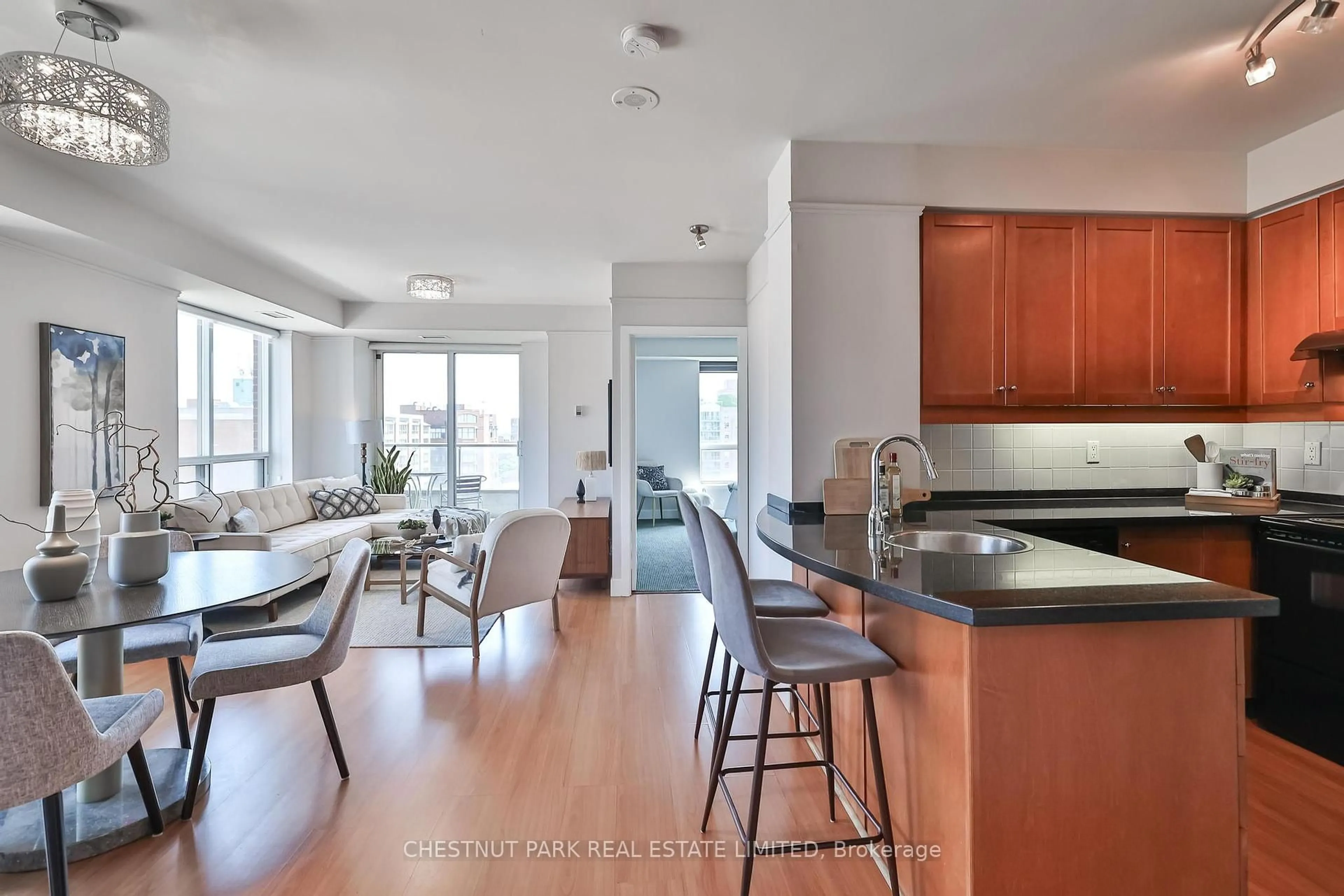 Open concept kitchen, unknown for 168 King St #805, Toronto Ontario M5A 4S4