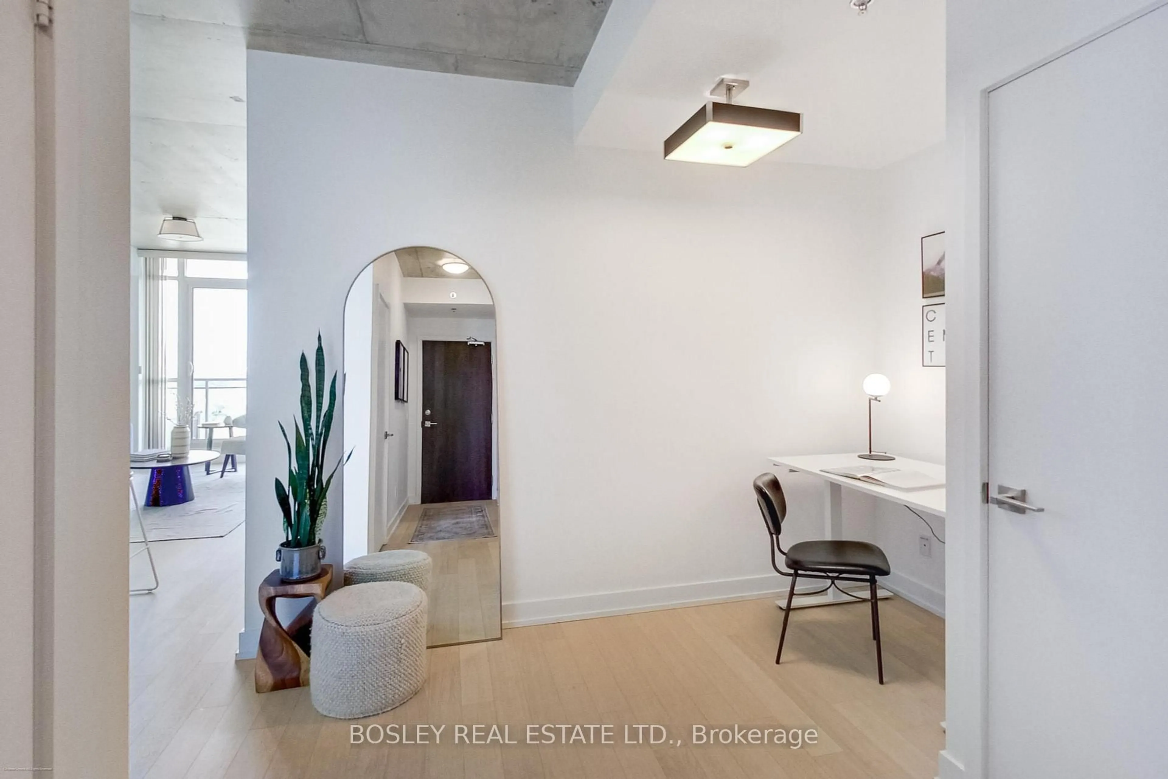 Indoor entryway for 20 Minowan Miikan Lane #1903, Toronto Ontario M6J 0E5