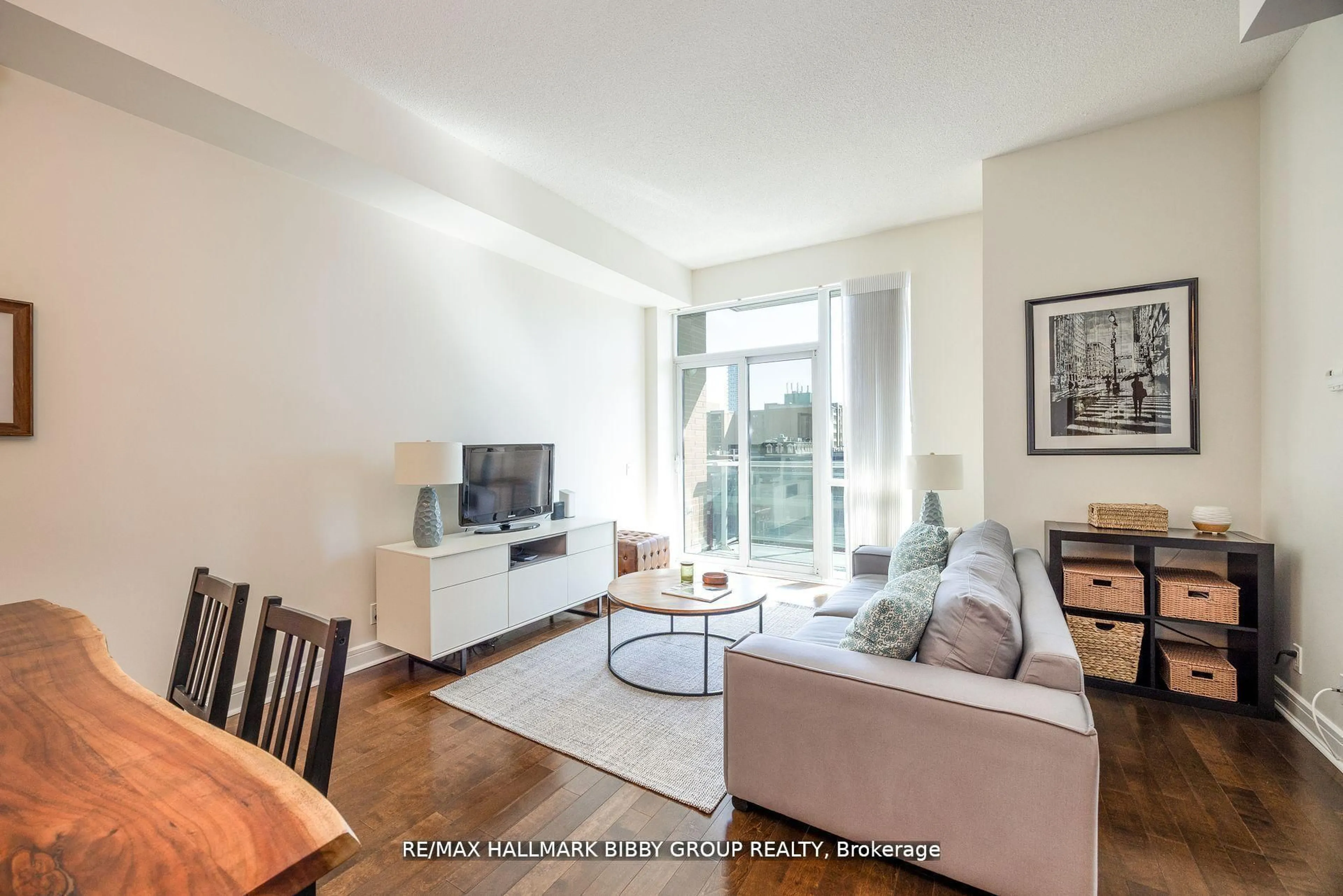 Living room with furniture, unknown for 112 George St #S420, Toronto Ontario M5A 2M5