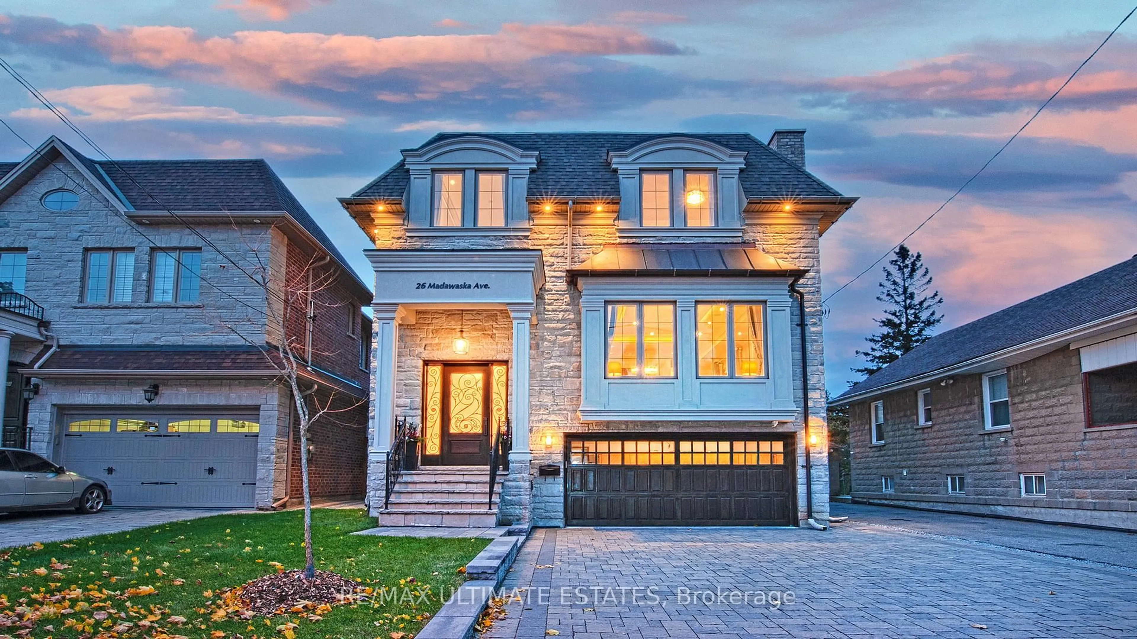 Home with brick exterior material, street for 26 Madawaska Ave, Toronto Ontario M2M 2P9