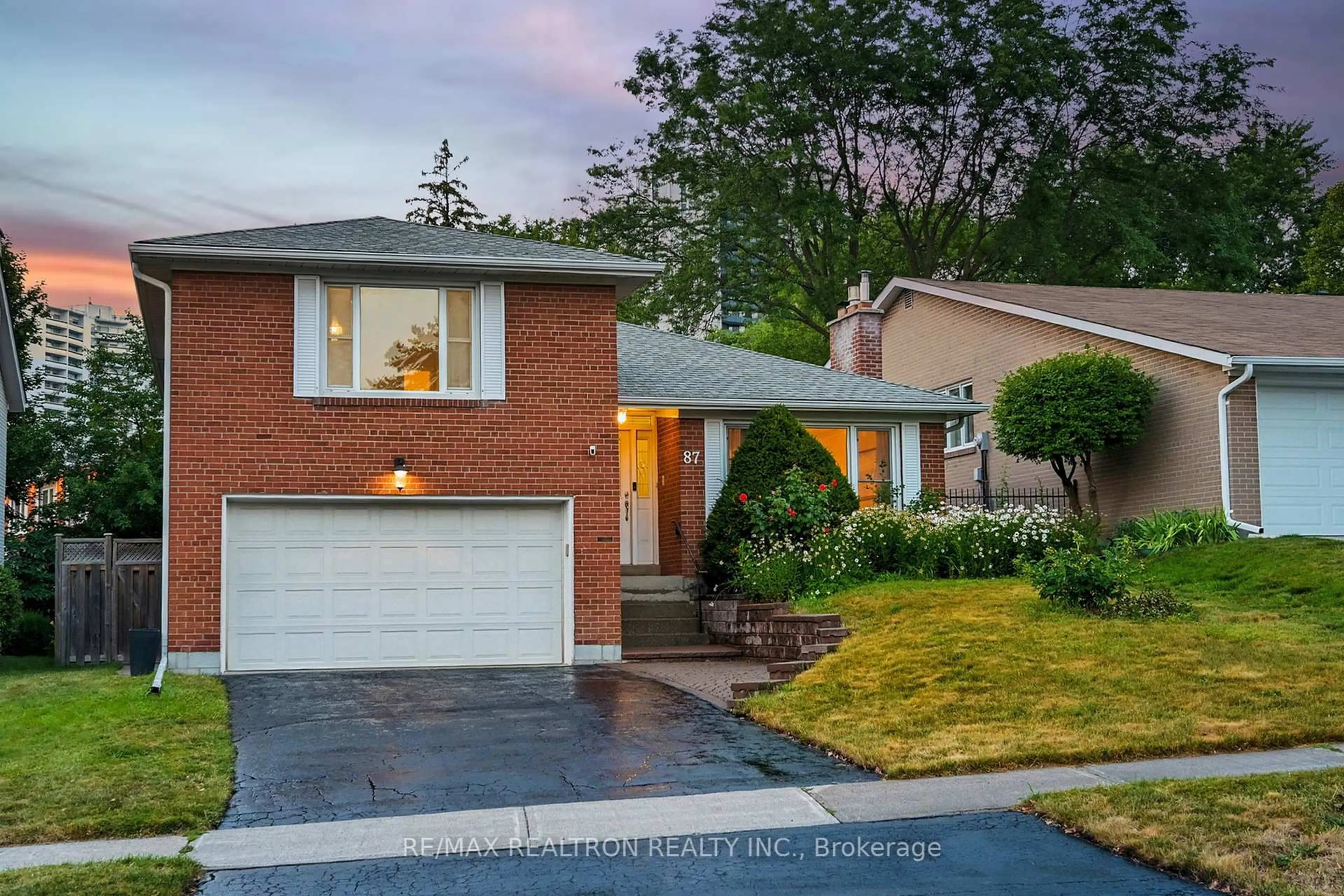 Home with brick exterior material, street for 87 Valentine Dr, Toronto Ontario M3A 3J7