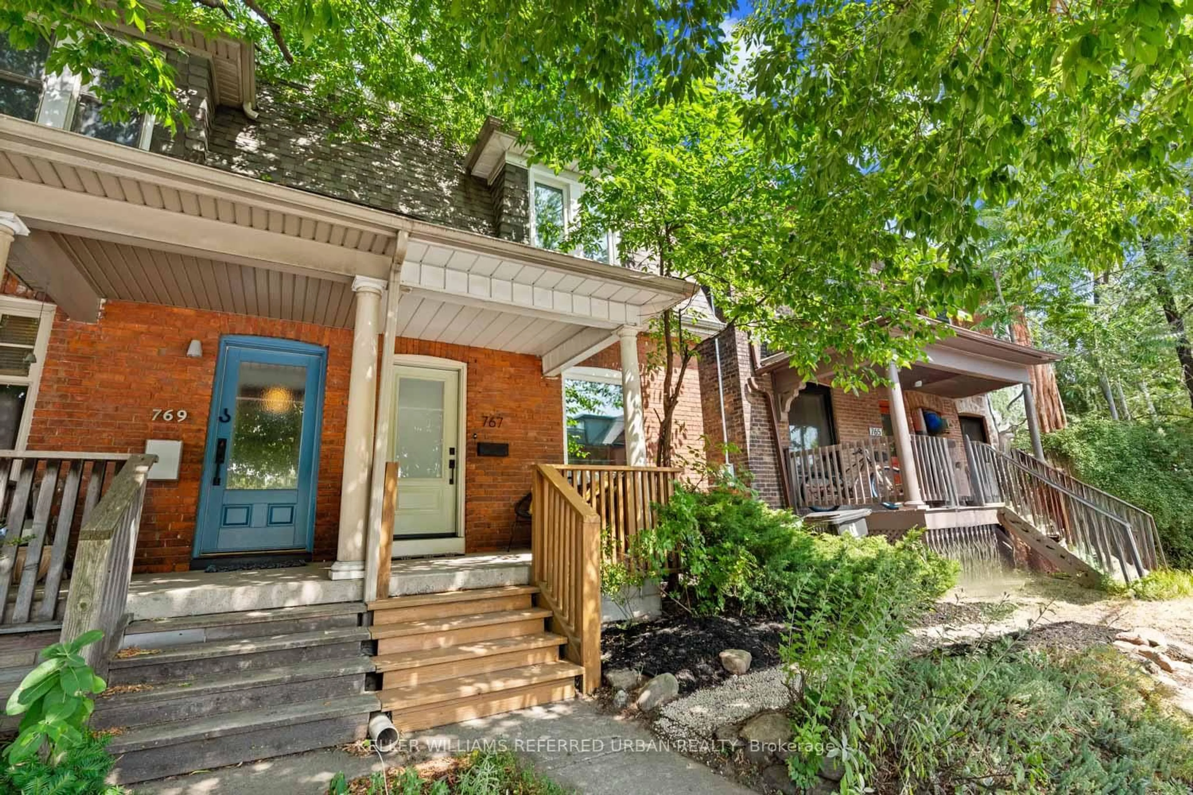 Home with brick exterior material, street for 767 Dufferin St, Toronto Ontario M6H 3K8