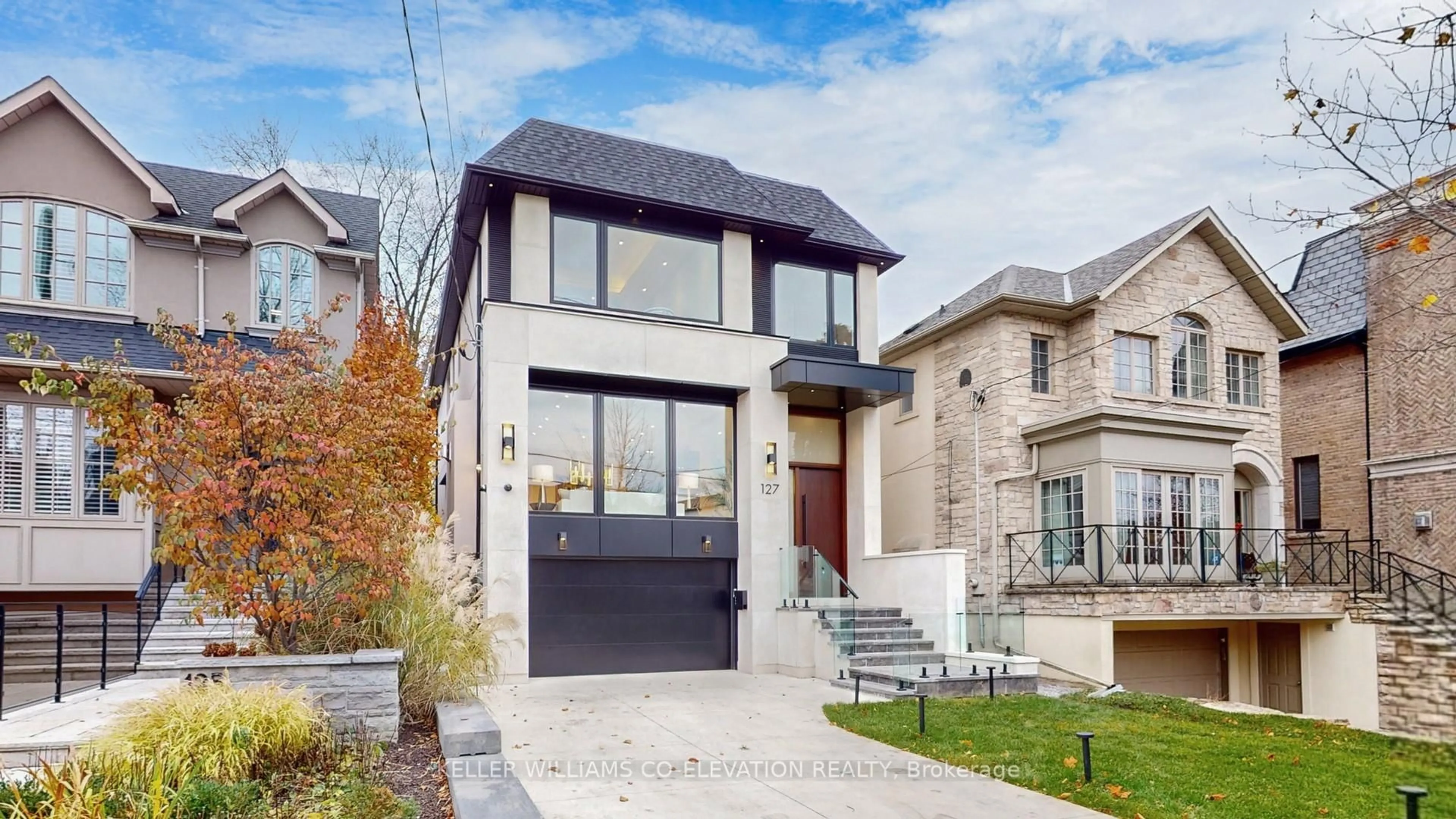 Home with brick exterior material, street for 127 Joicey Blvd, Toronto Ontario M5M 2T8