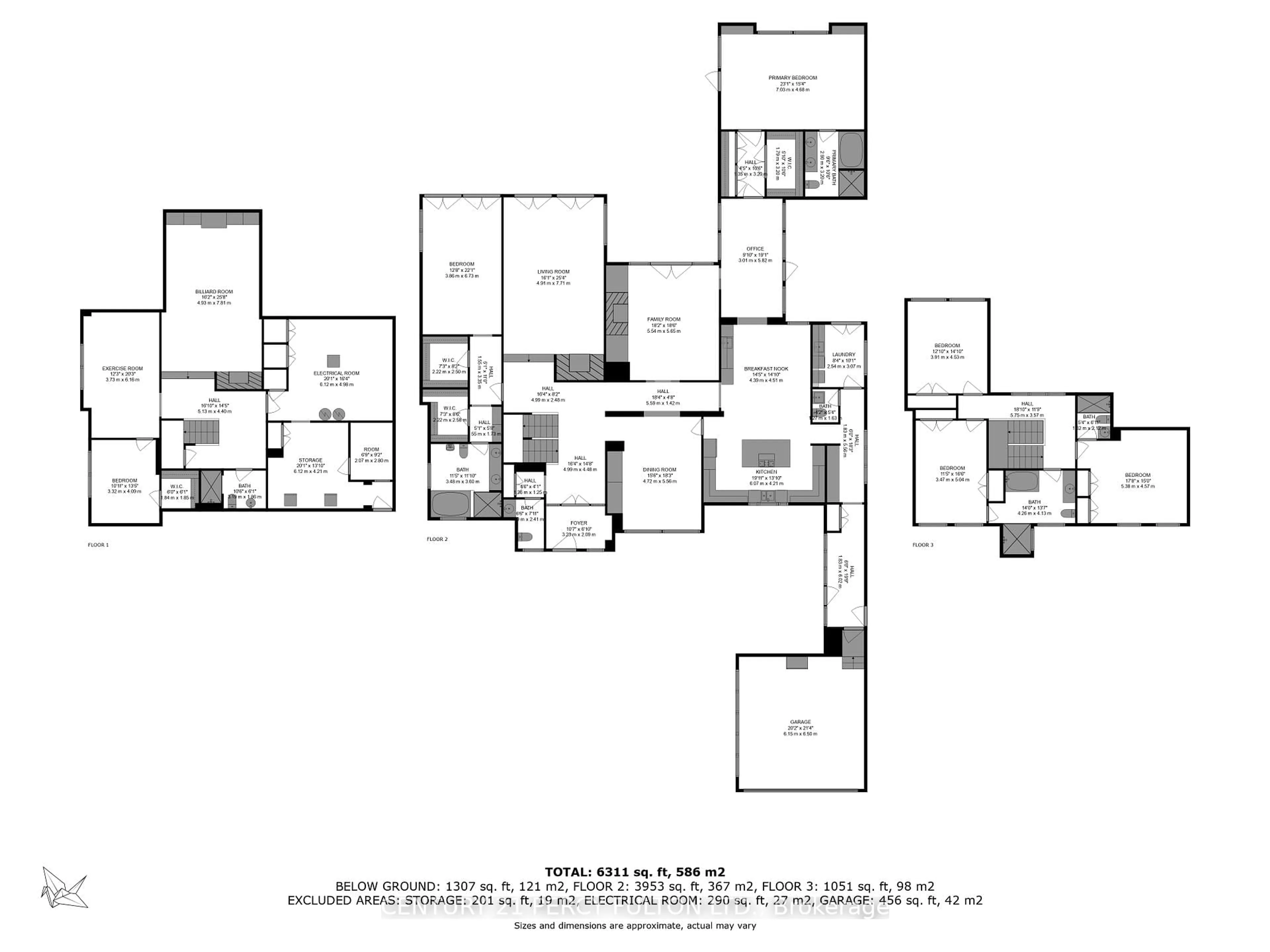 Floor plan for 7 Valleyanna Dr, Toronto Ontario M4N 1J7
