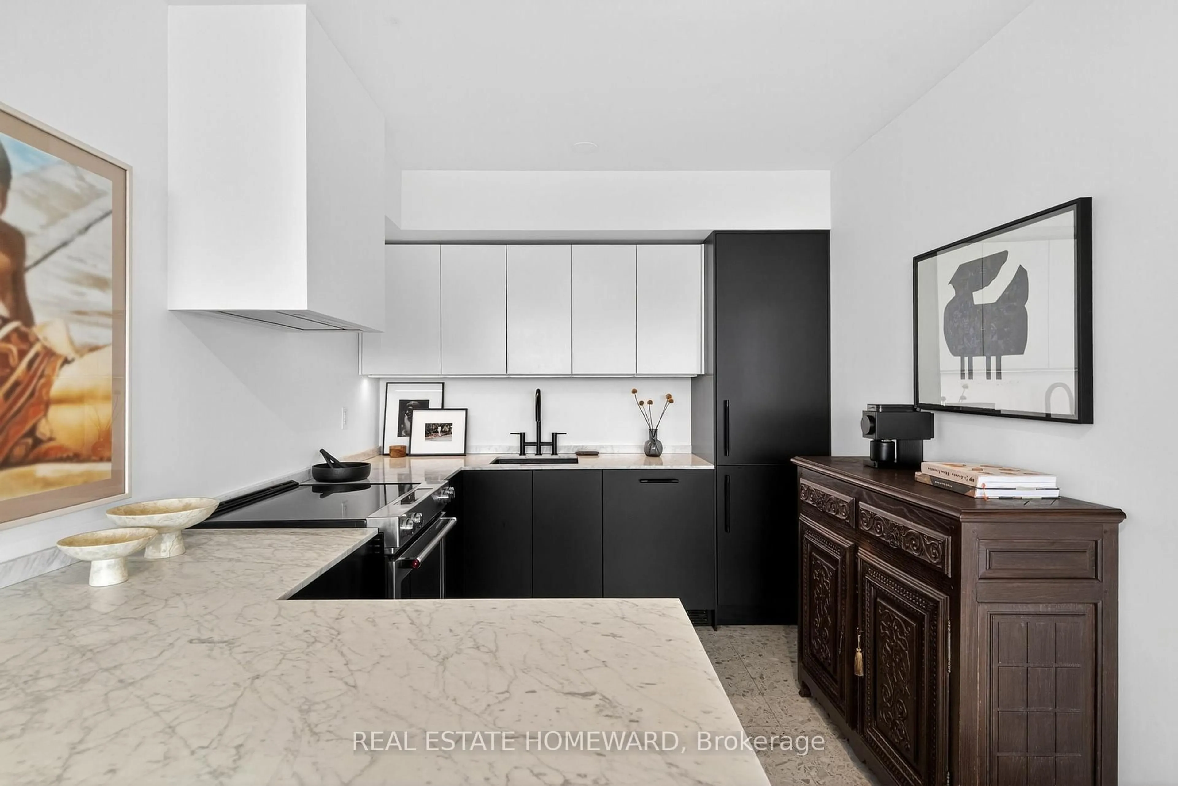 Contemporary kitchen, ceramic/tile floor for 190 St. George St #1106, Toronto Ontario M5R 2N4