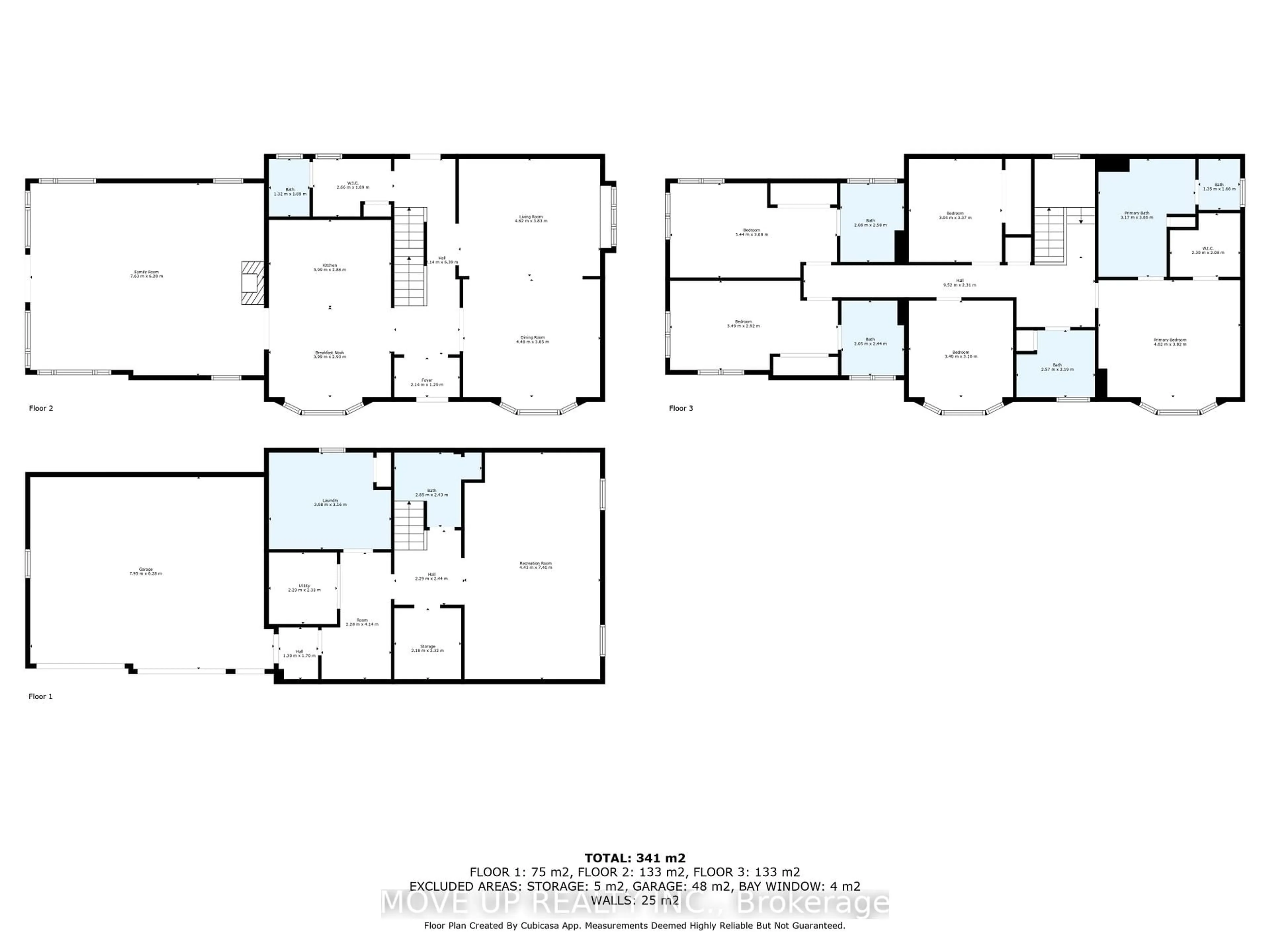Floor plan for 134 Ava Rd, Toronto Ontario M6C 1W1