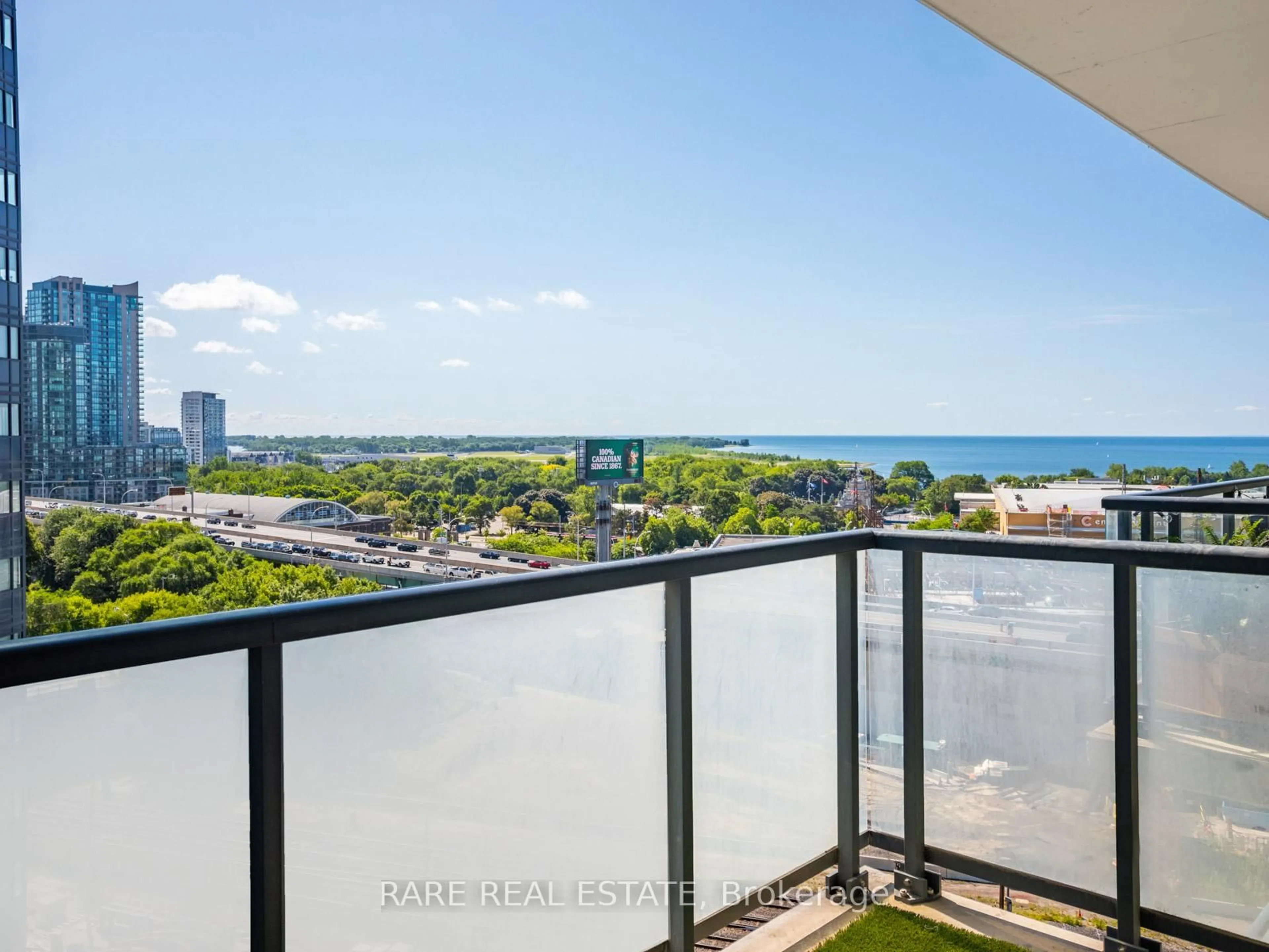 Balcony in the apartment, water/lake/river/ocean view for 51 East Liberty St #1108, Toronto Ontario M6K 3P8