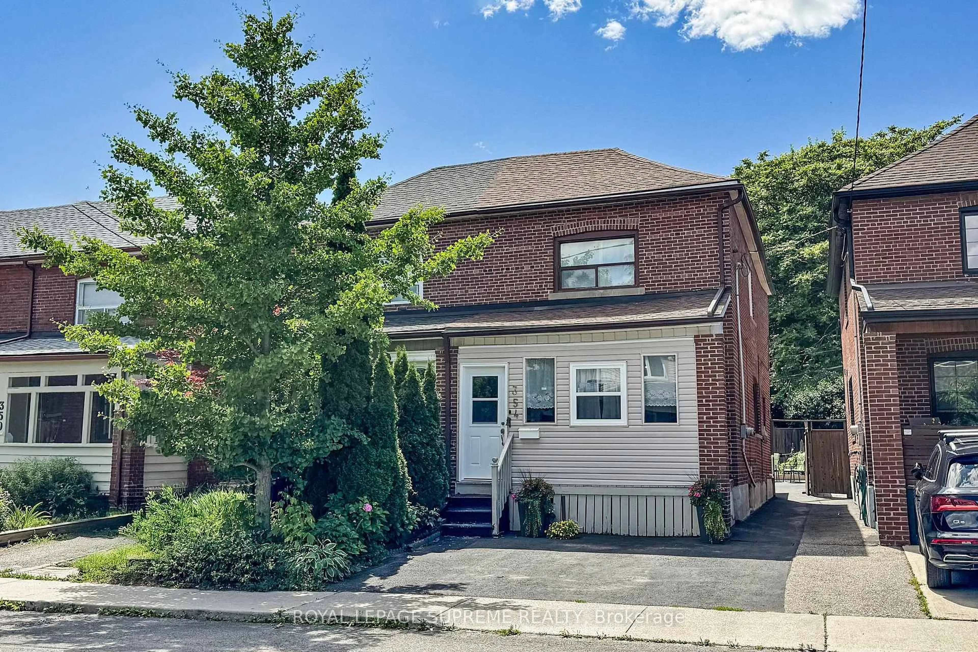 Home with brick exterior material, street for 354 Winona Dr, Toronto Ontario M6C 3T3