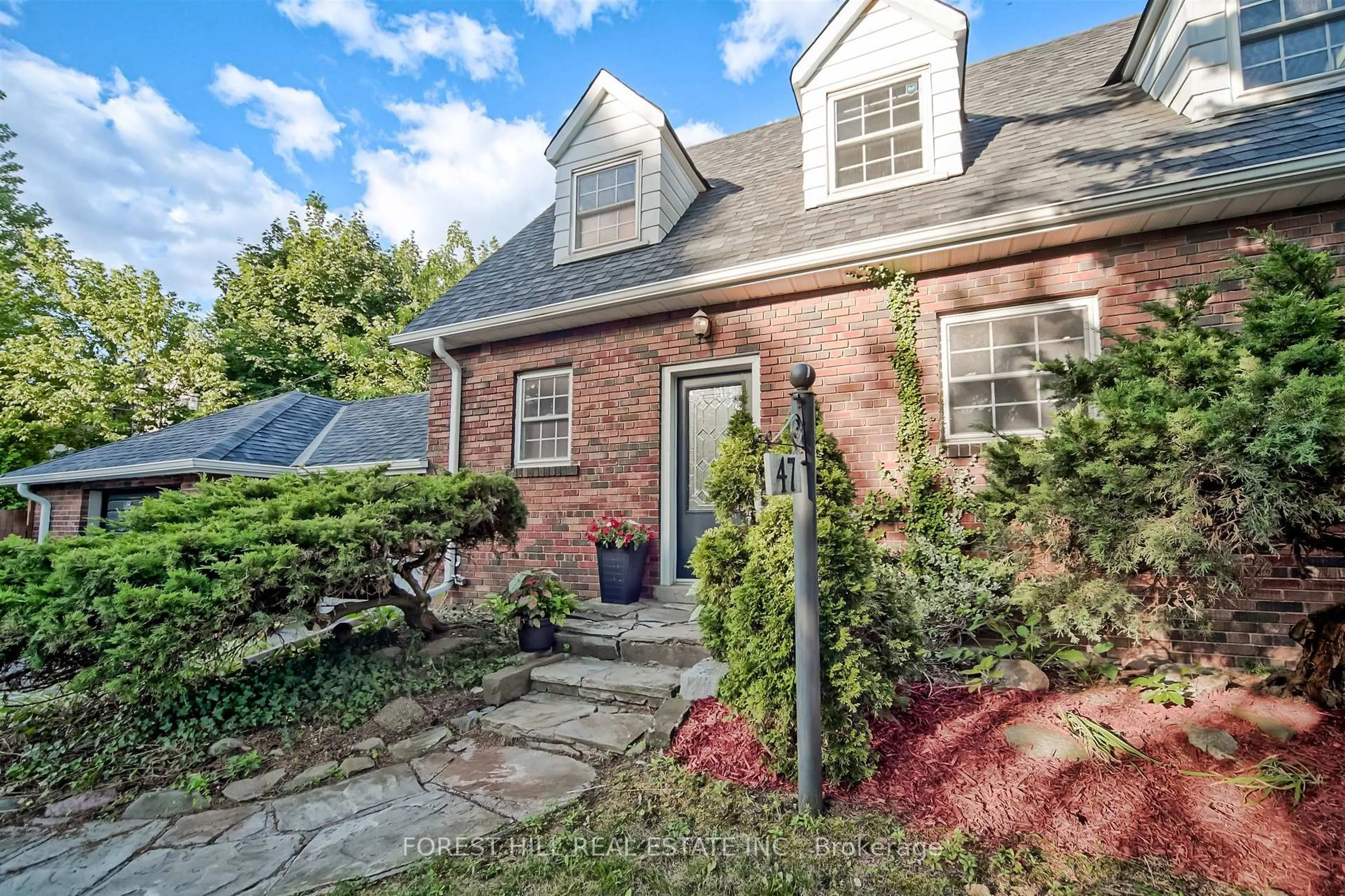 Home with brick exterior material, street for 47 Rowley Ave, Toronto Ontario M4P 2T3