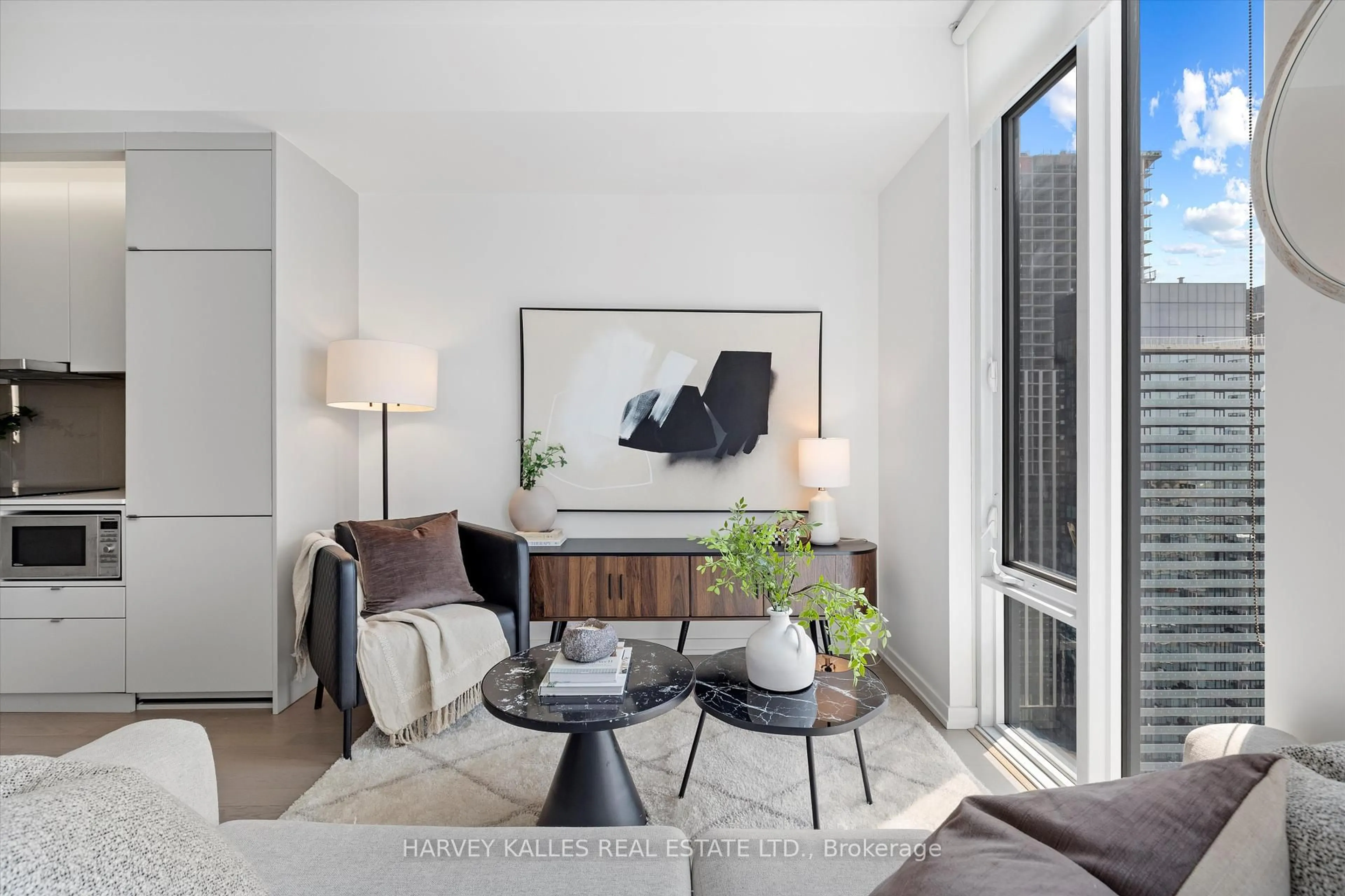 Living room with furniture, unknown for 101 Peter St #2810, Toronto Ontario M5V 0G6
