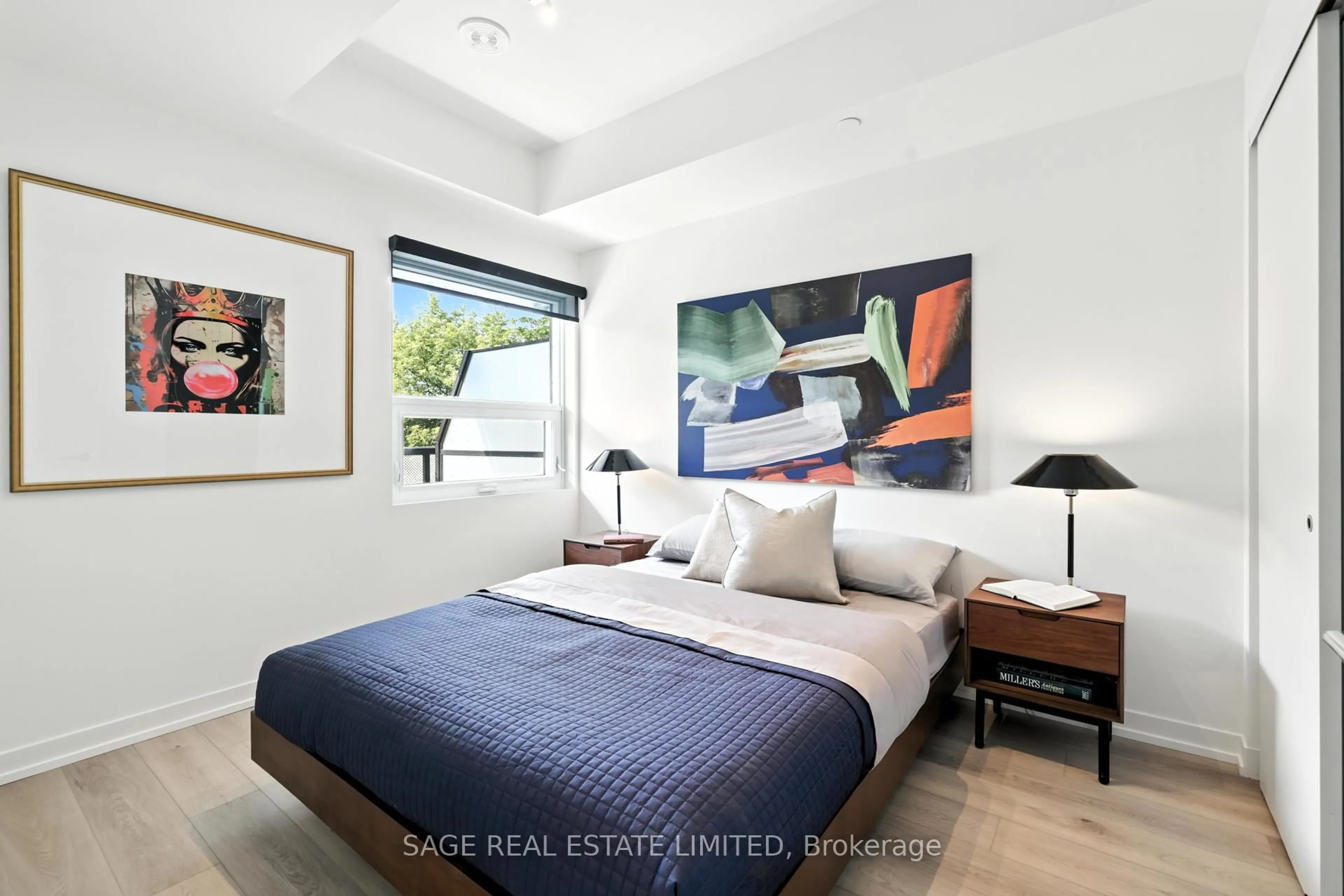 Bedroom with bed, unknown for 863 St Clair Ave #206, Toronto Ontario M6C 1C4