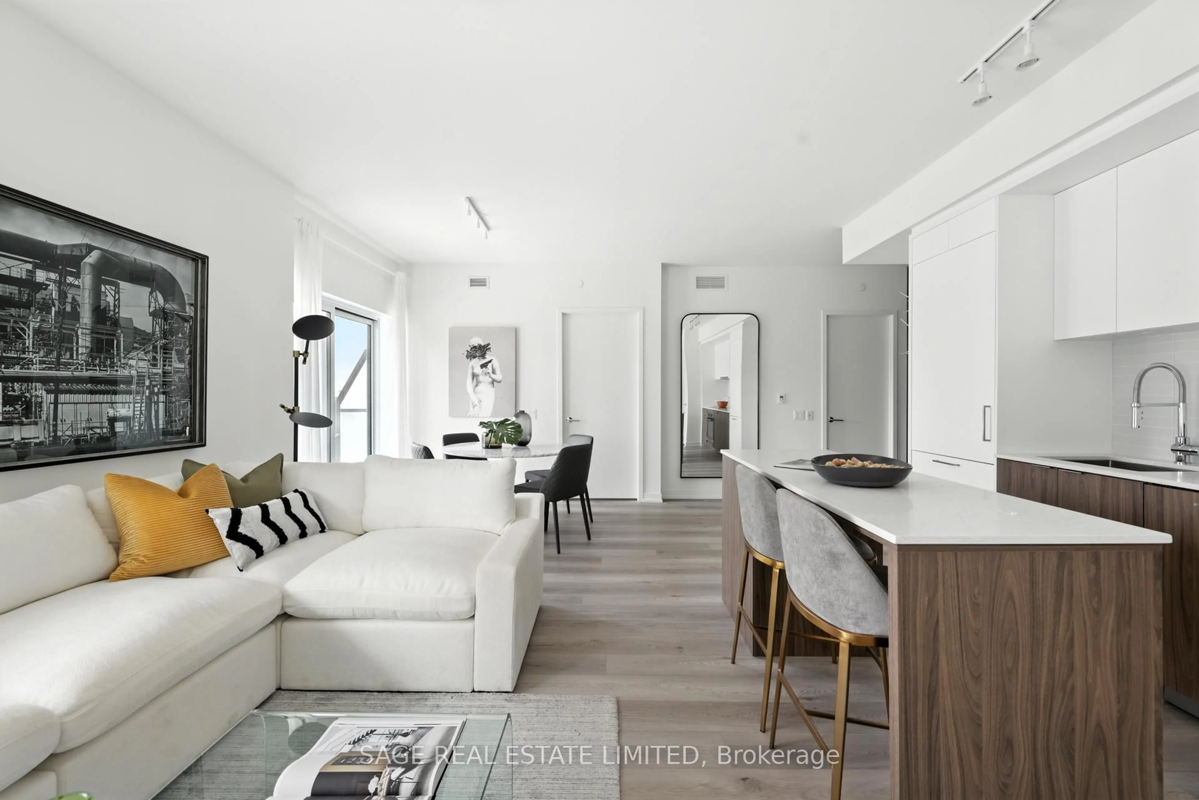Living room with furniture, unknown for 863 St Clair Ave #301, Toronto Ontario M6C 1C4