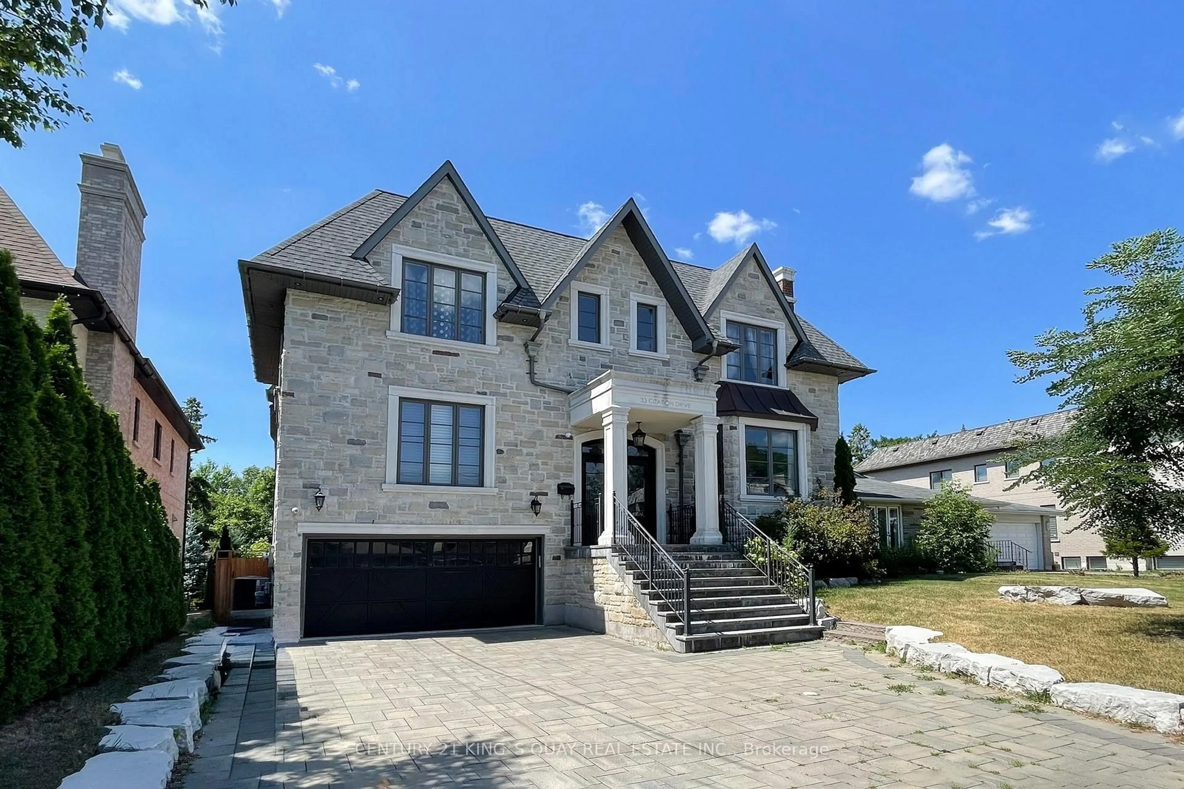 Home with brick exterior material, street for 33 Citation Dr, Toronto Ontario M2K 1S5