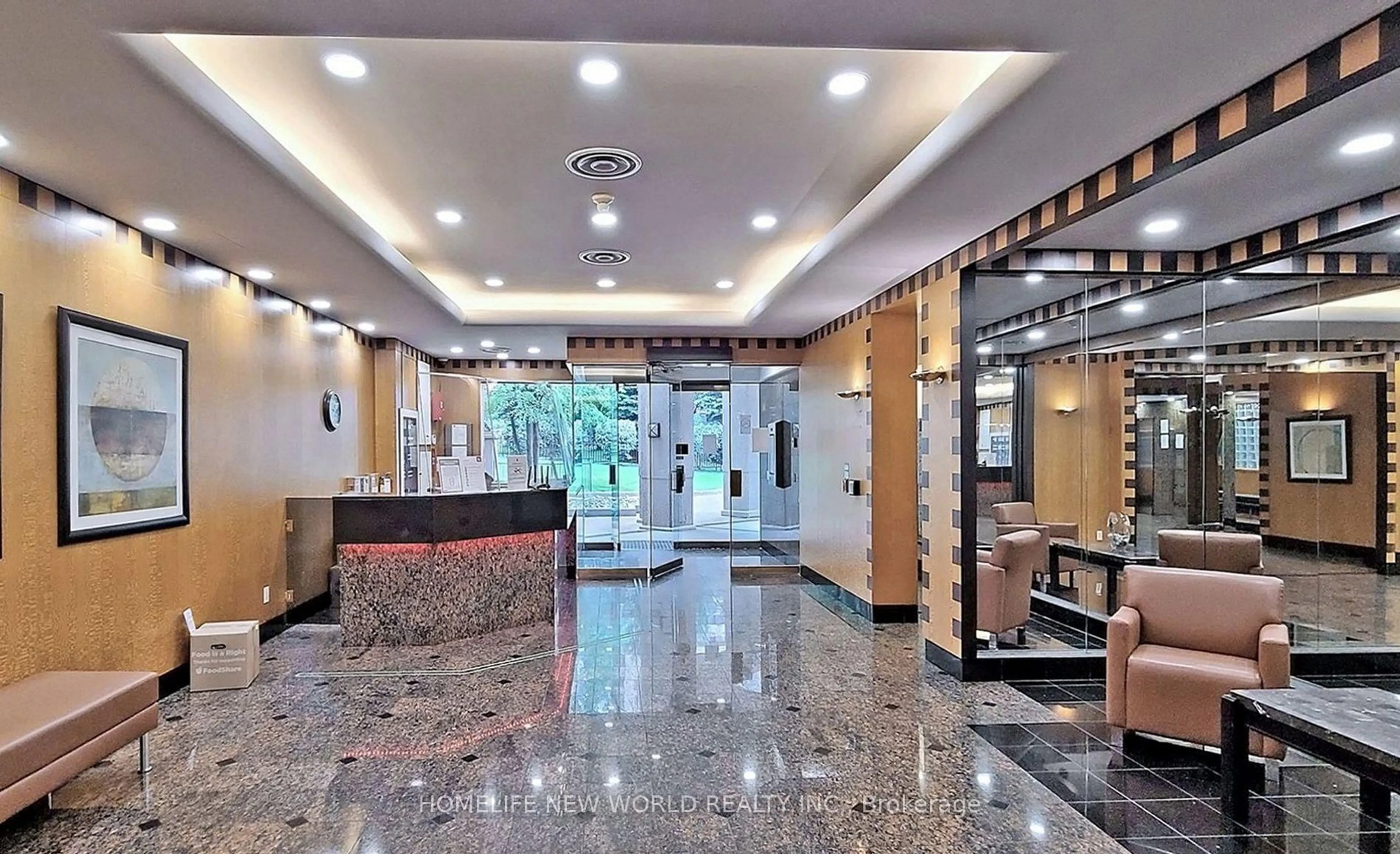 Lobby for 18 Hillcrest Ave #1608, Toronto Ontario M2N 6T5