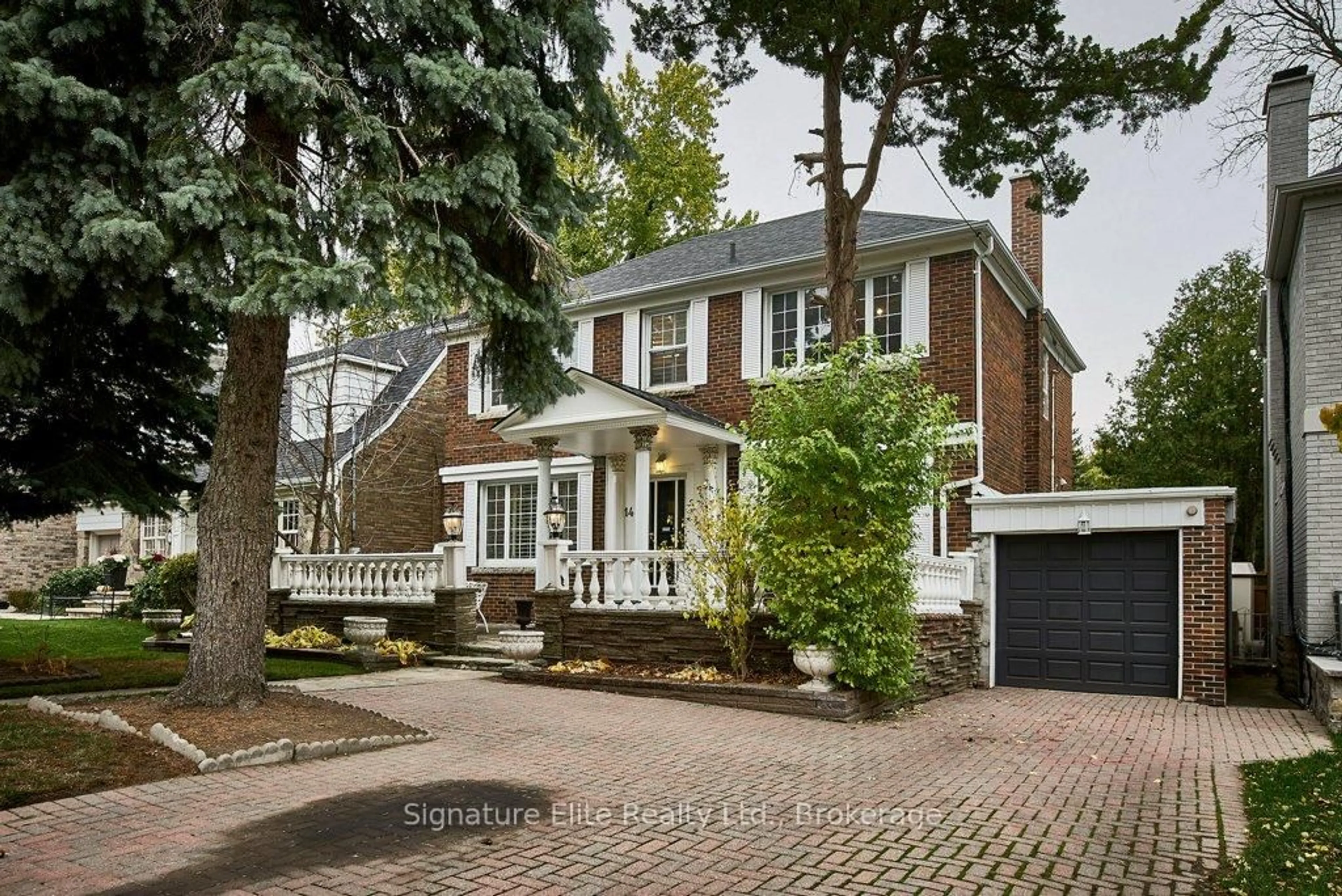 Home with brick exterior material, street for 14 Apsley Rd, Toronto Ontario M5M 2X8