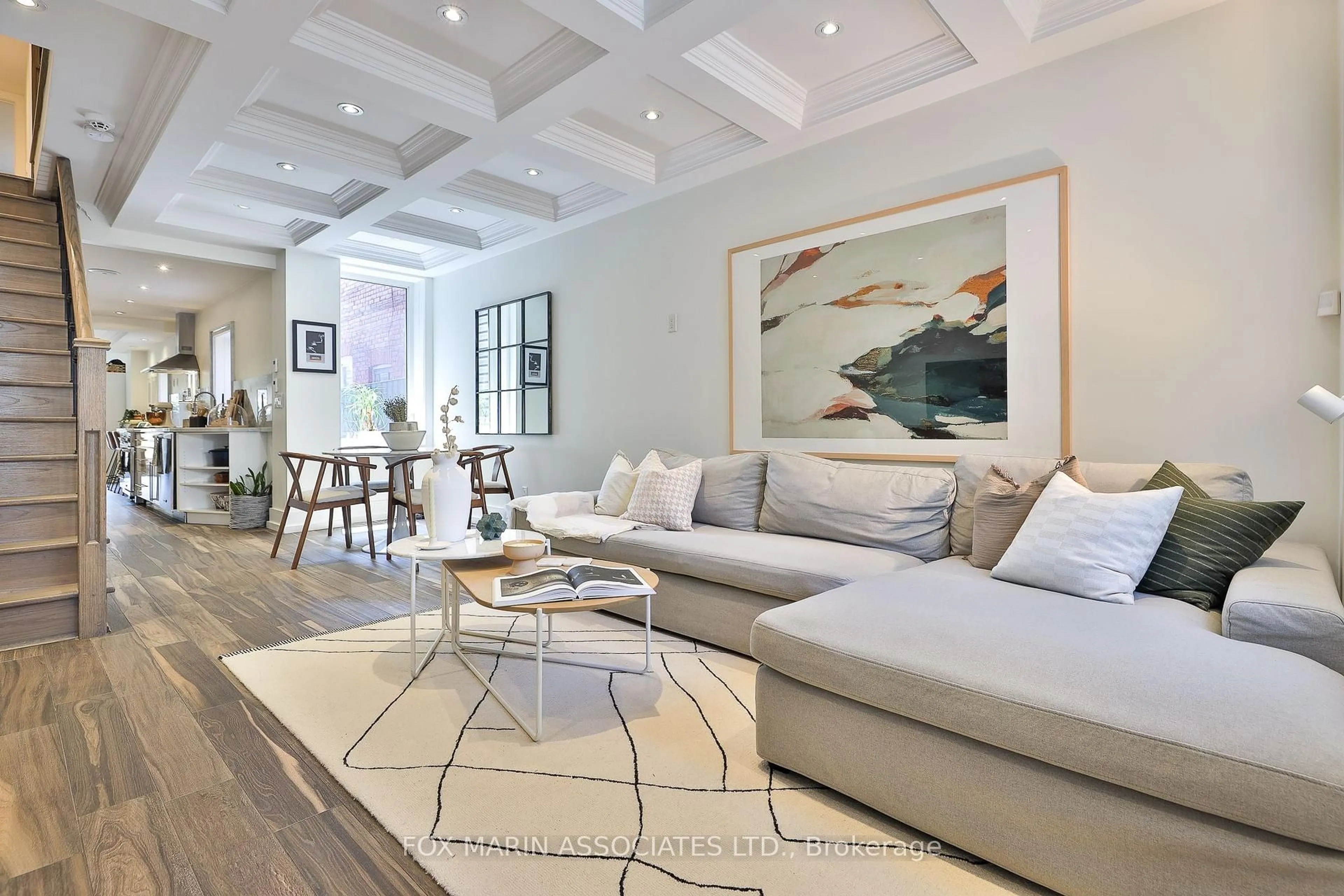 Living room with furniture, unknown for 73 Foxley St, Toronto Ontario M6J 1P9