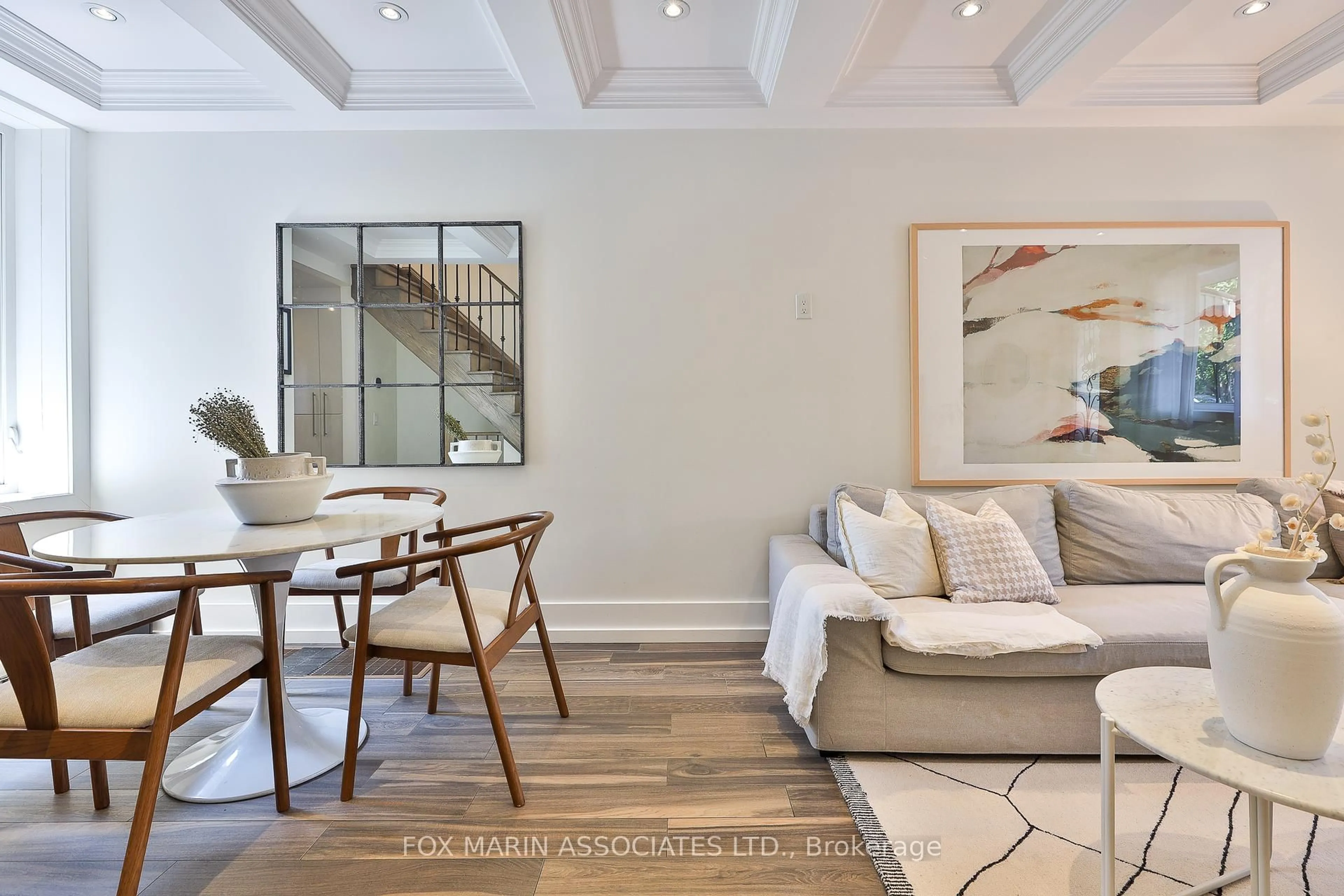 Living room with furniture, unknown for 73 Foxley St, Toronto Ontario M6J 1P9