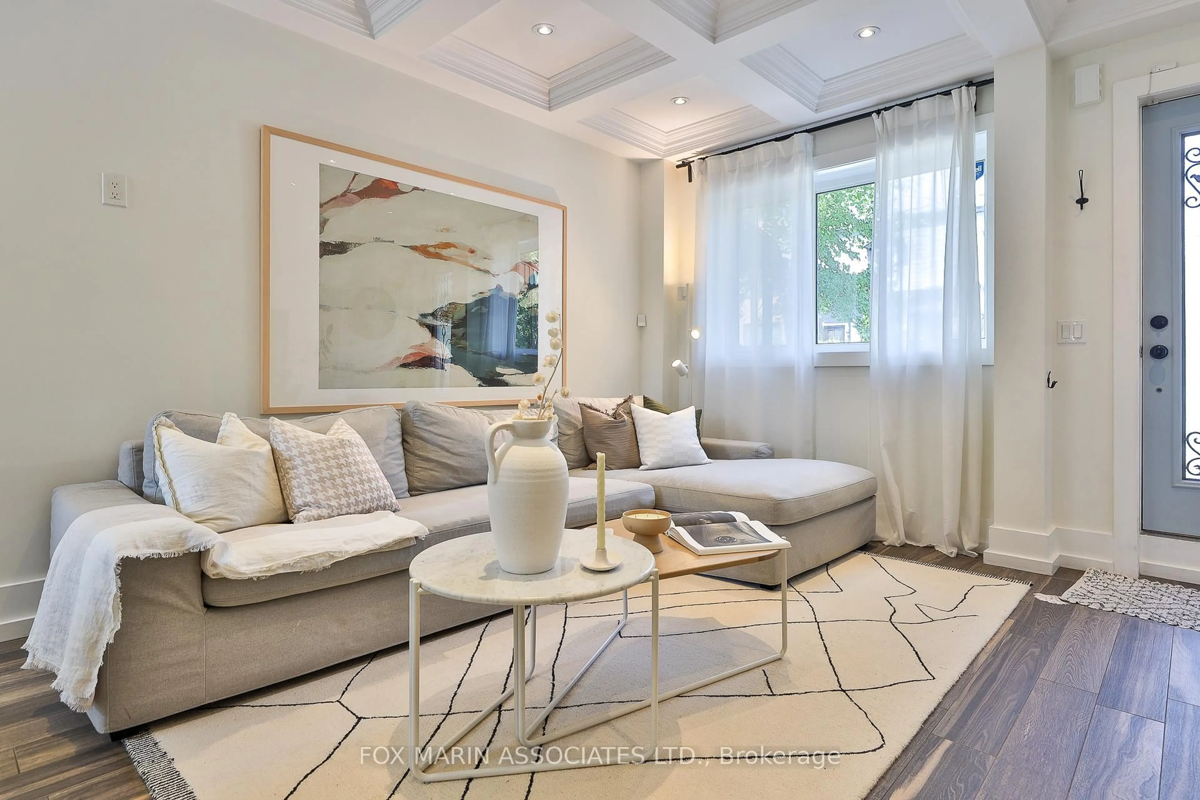 Living room with furniture, unknown for 73 Foxley St, Toronto Ontario M6J 1P9