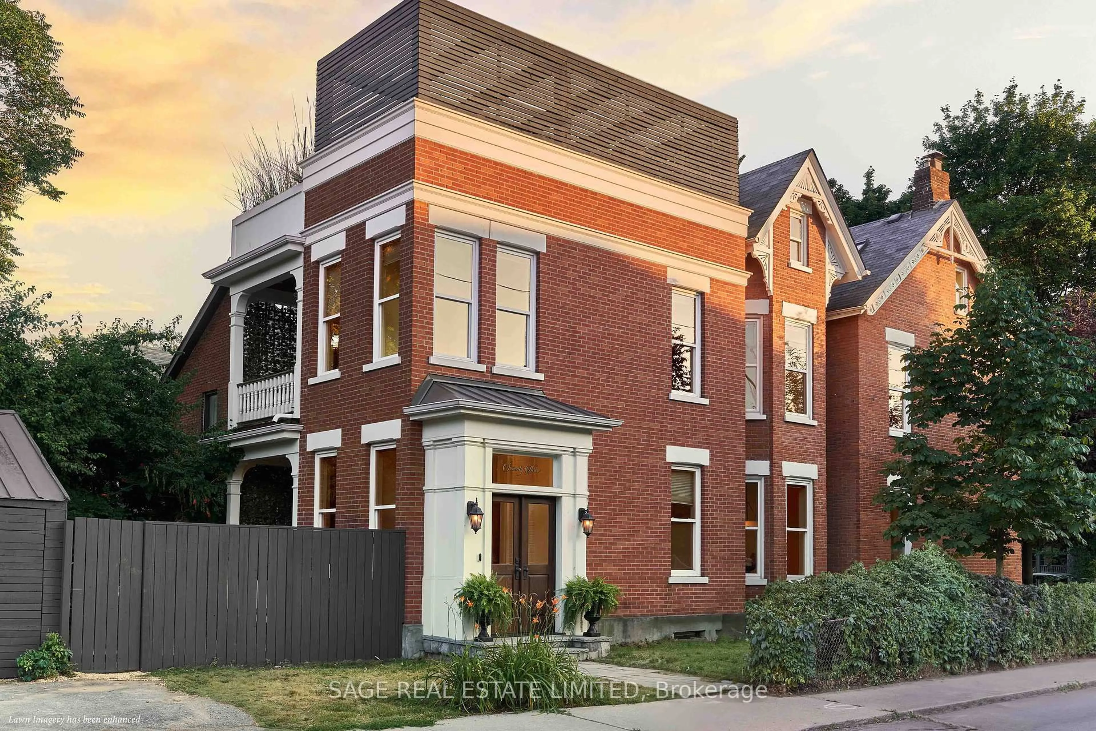 Home with brick exterior material, building for 73 Lakeview Ave, Toronto Ontario M6J 3B4