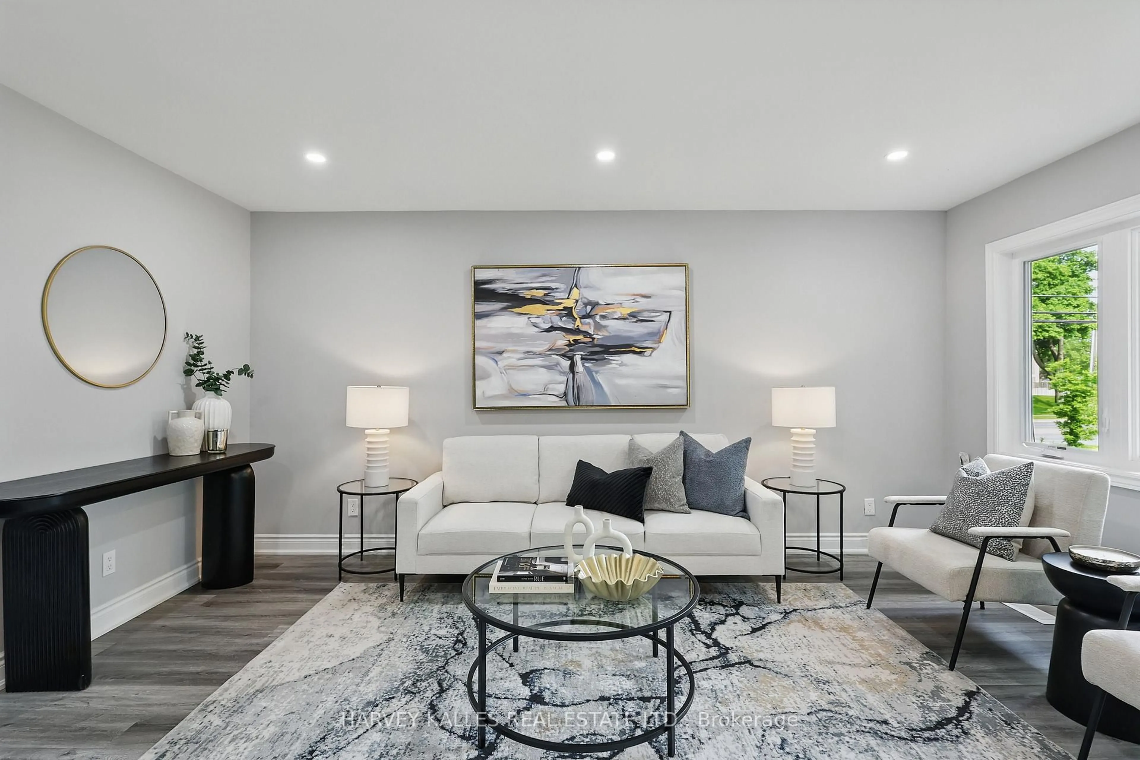 Living room with furniture, unknown for 1 Vanity Crt, Toronto Ontario M3A 1W9