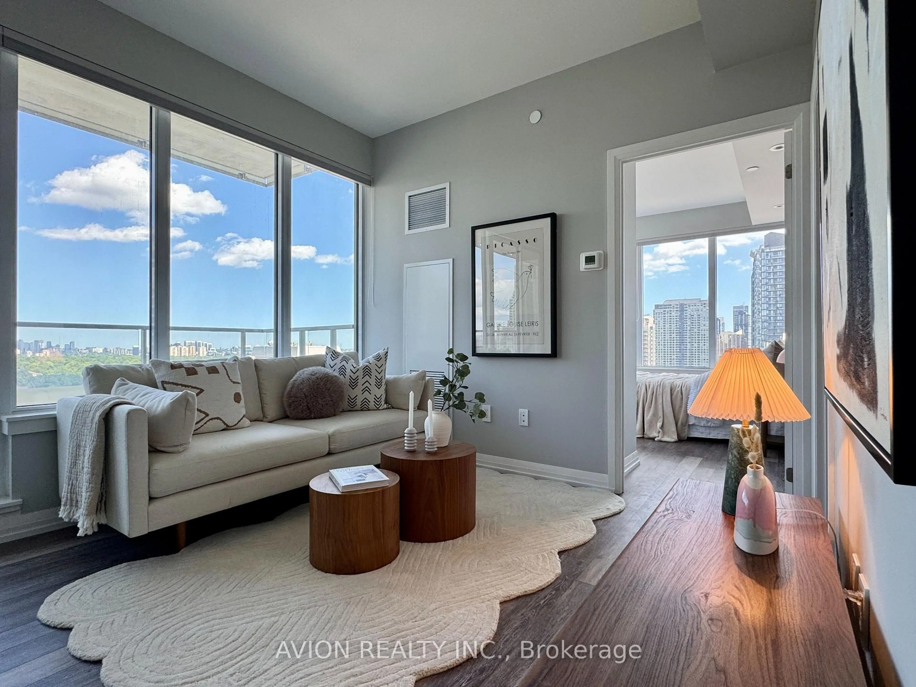 Living room with furniture, unknown for 75 Canterbury Pl #2002, Toronto Ontario M2N 2N1