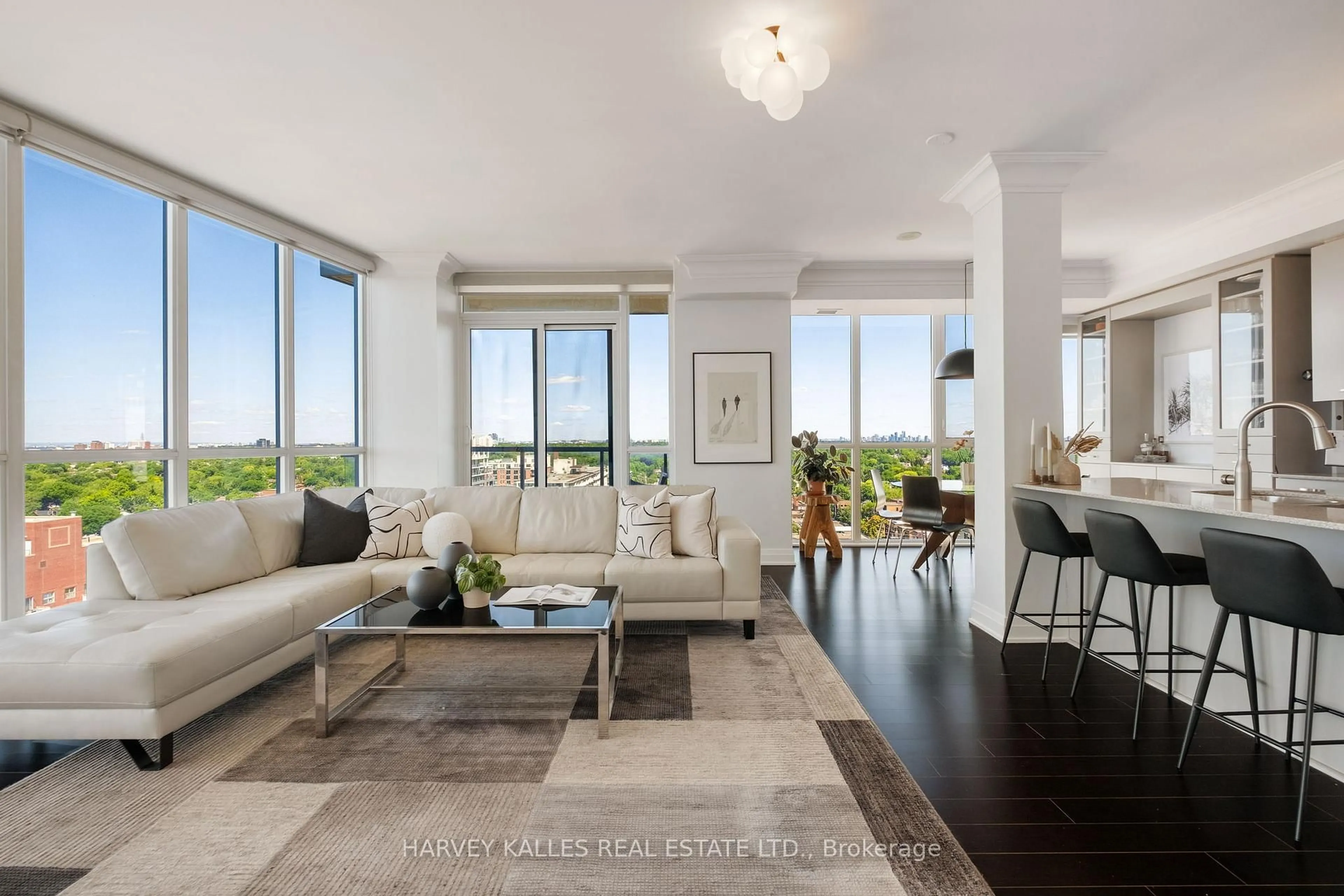 Living room with furniture, unknown for 530 St Clair Ave #1602, Toronto Ontario M6C 0A2