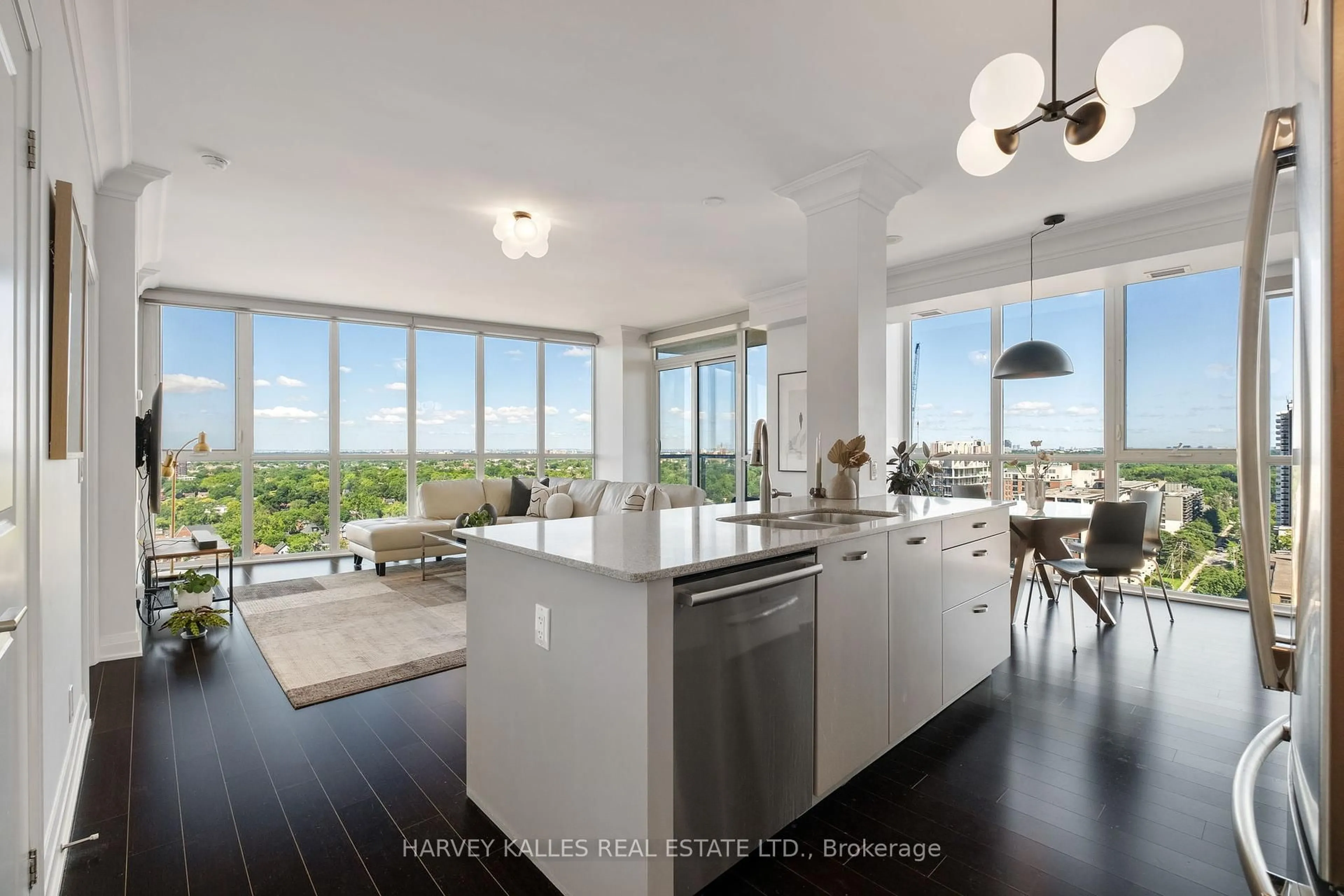 Open concept kitchen, unknown for 530 St Clair Ave #1602, Toronto Ontario M6C 0A2