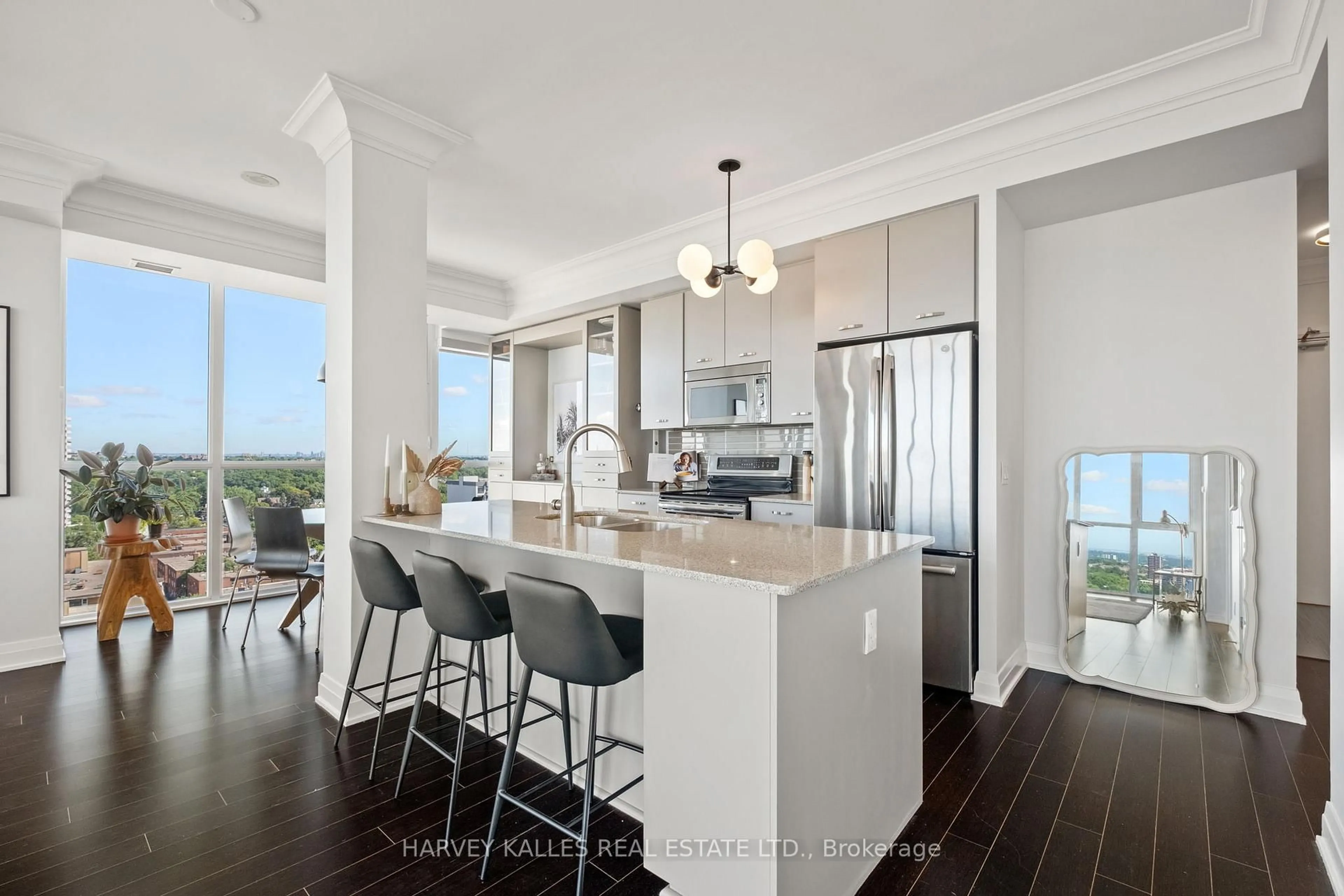 Open concept kitchen, unknown for 530 St Clair Ave #1602, Toronto Ontario M6C 0A2