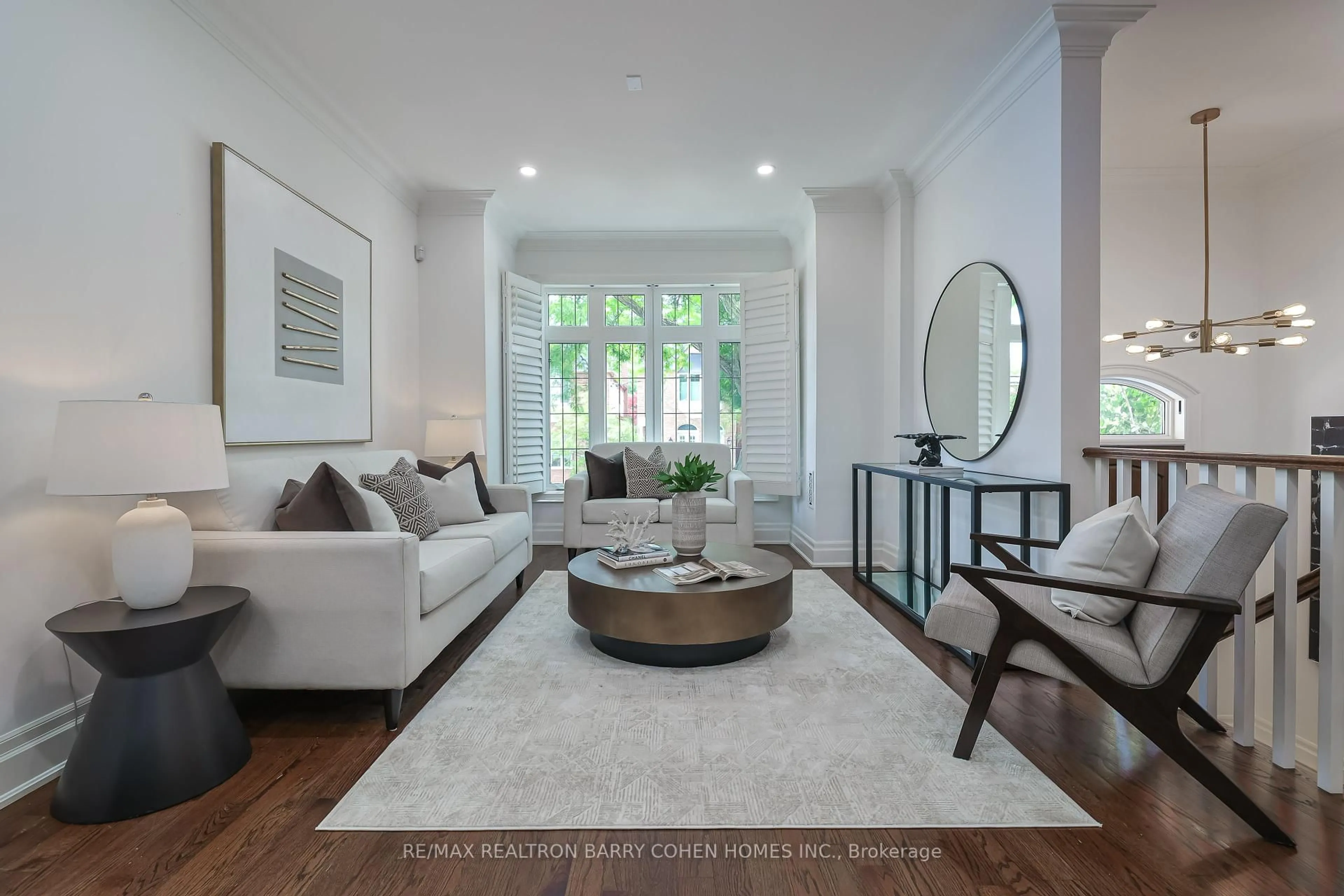 Living room with furniture, unknown for 136 Bowood Ave, Toronto Ontario M4N 1Y5