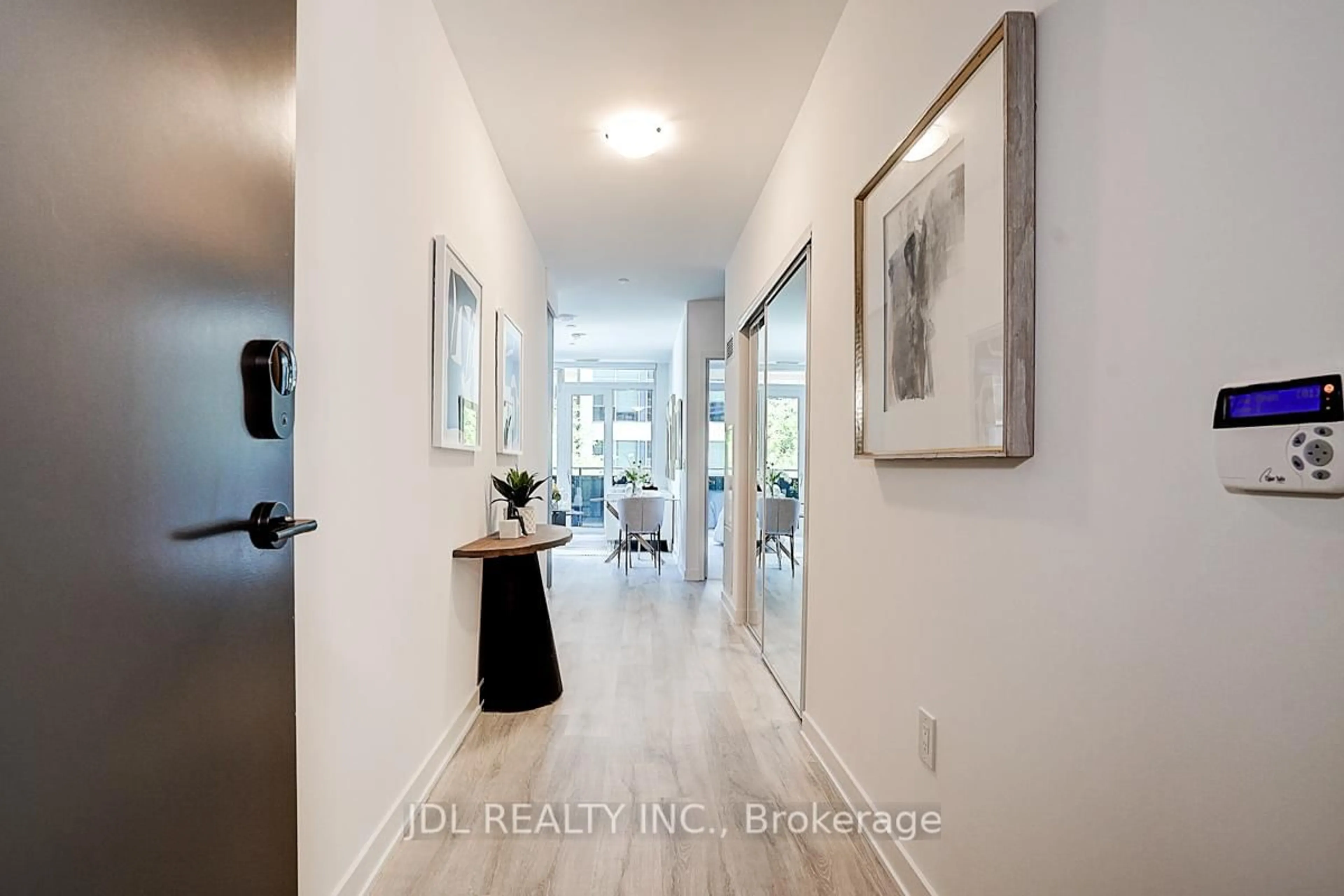 Indoor entryway for 60 Princess St #202 SE, Toronto Ontario M5A 2C7