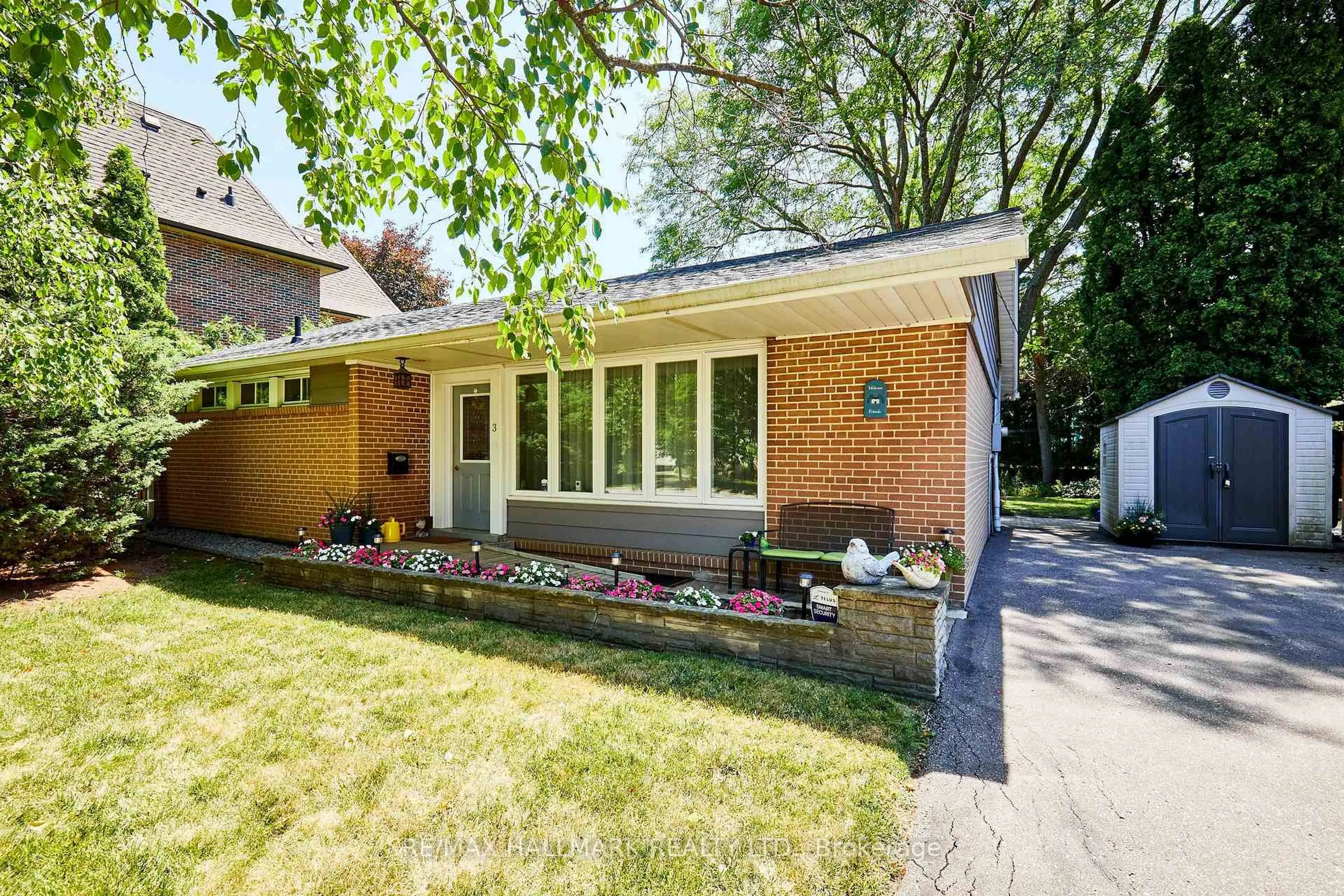 Home with brick exterior material, street for 3 Merredin Pl, Toronto Ontario M3B 1S7