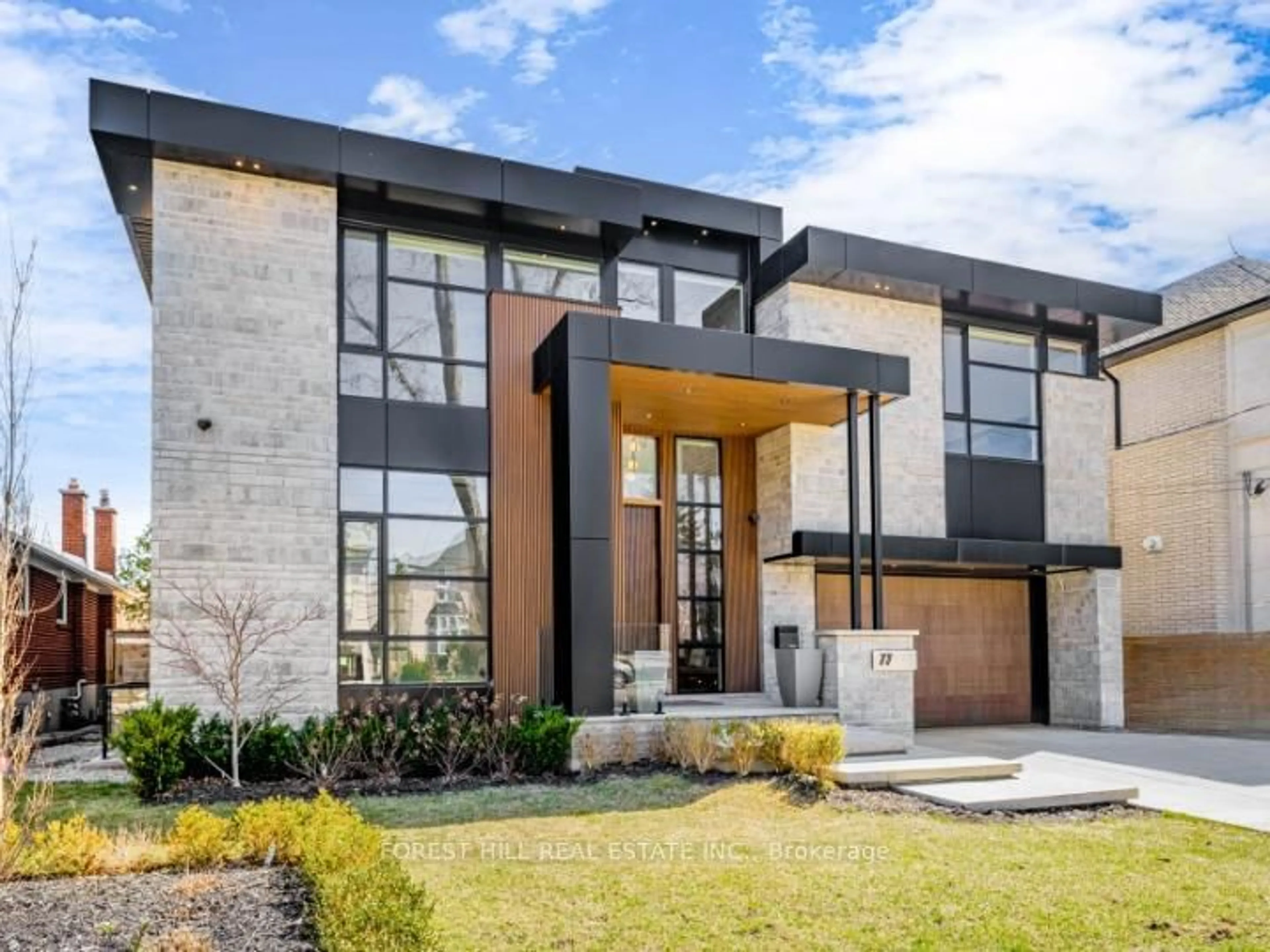 Home with brick exterior material, street for 77 Risebrough Ave, Toronto Ontario M2M 2E2