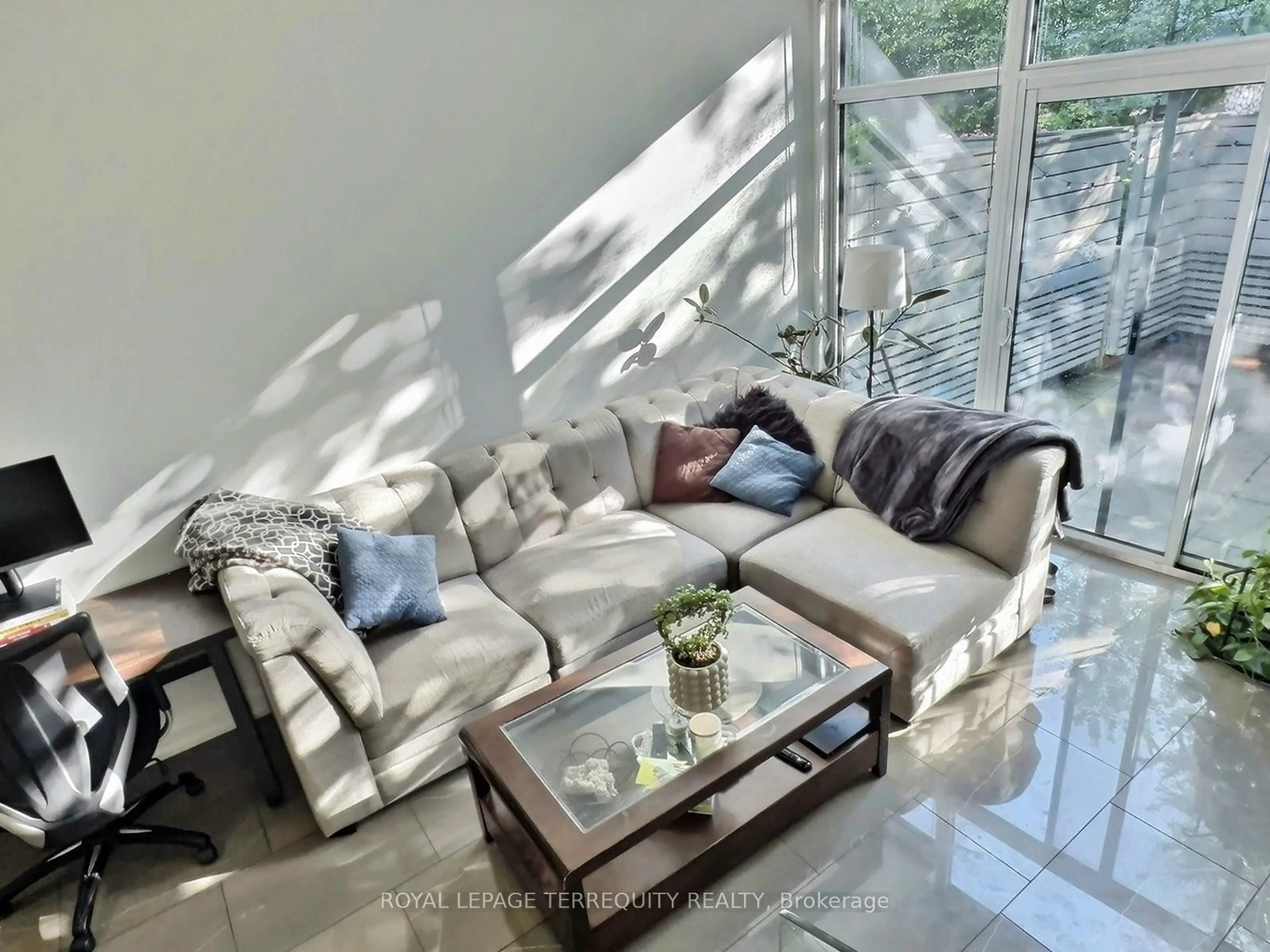 Living room with furniture, unknown for 3 Market St #616, Toronto Ontario M5E 0A3