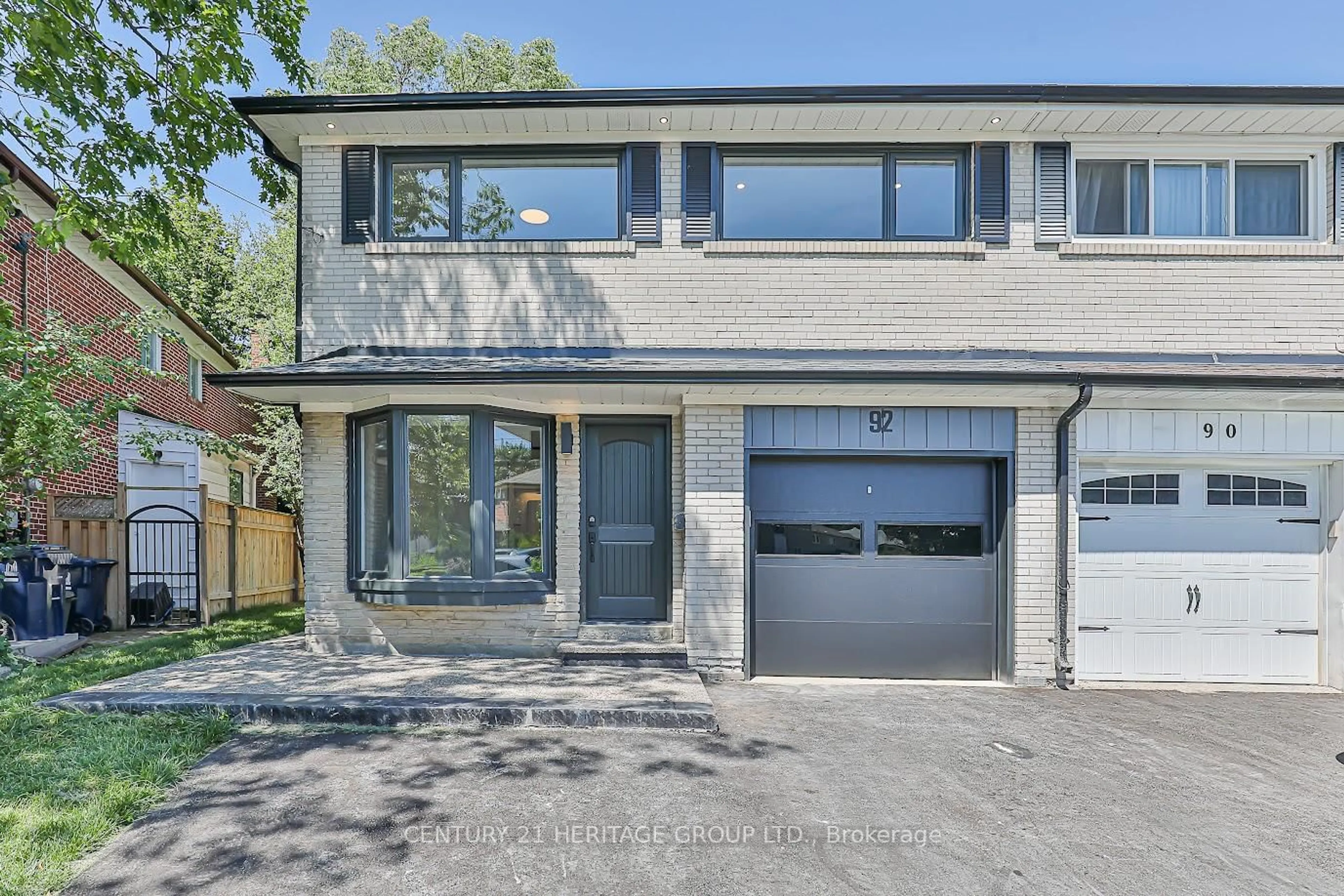 Home with brick exterior material, street for 92 Tanjoe Cres, Toronto Ontario M2M 1P7