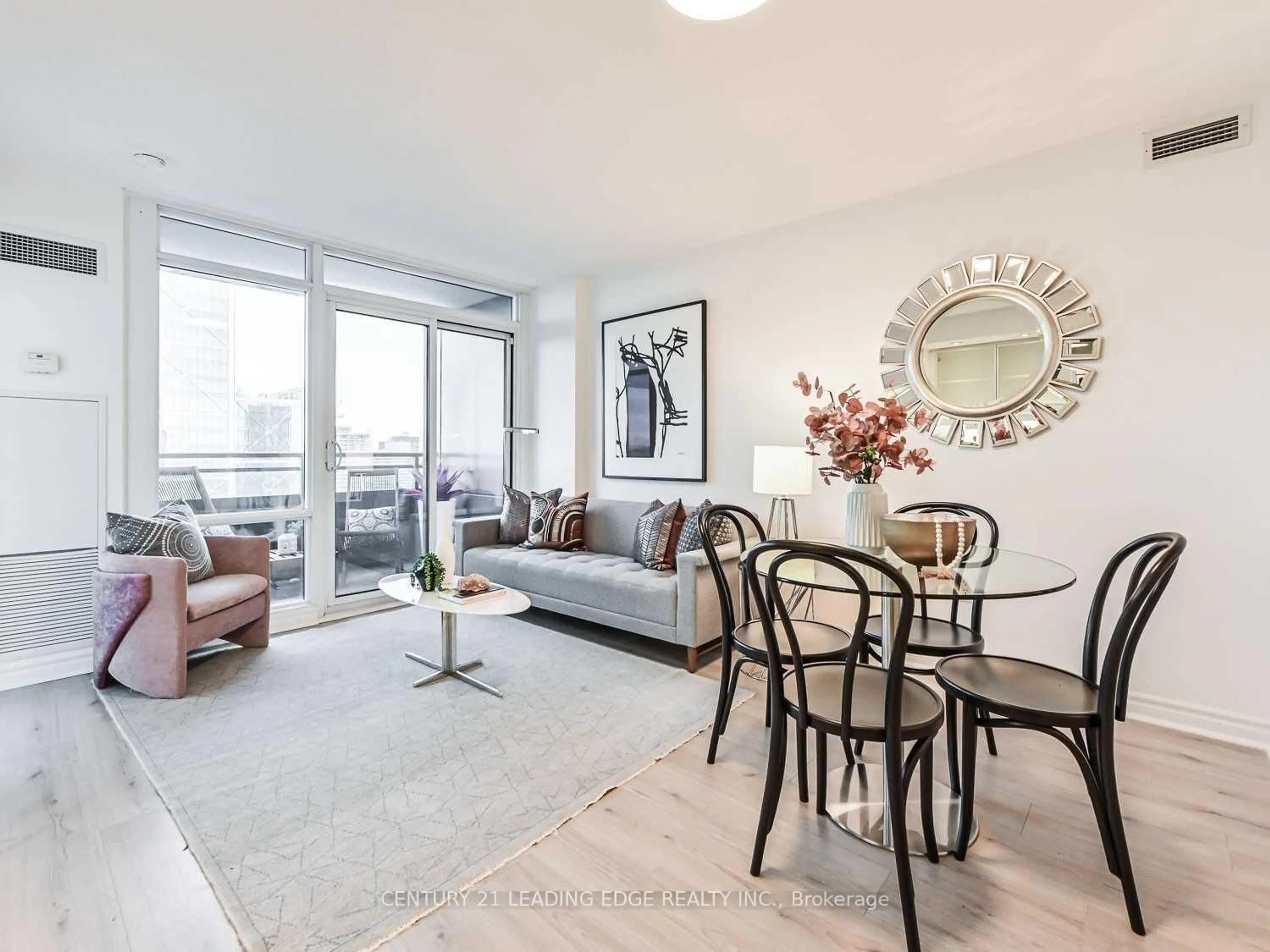 Living room with furniture, unknown for 25 TELEGRAM Mews #4211, Toronto Ontario M5V 3Z1
