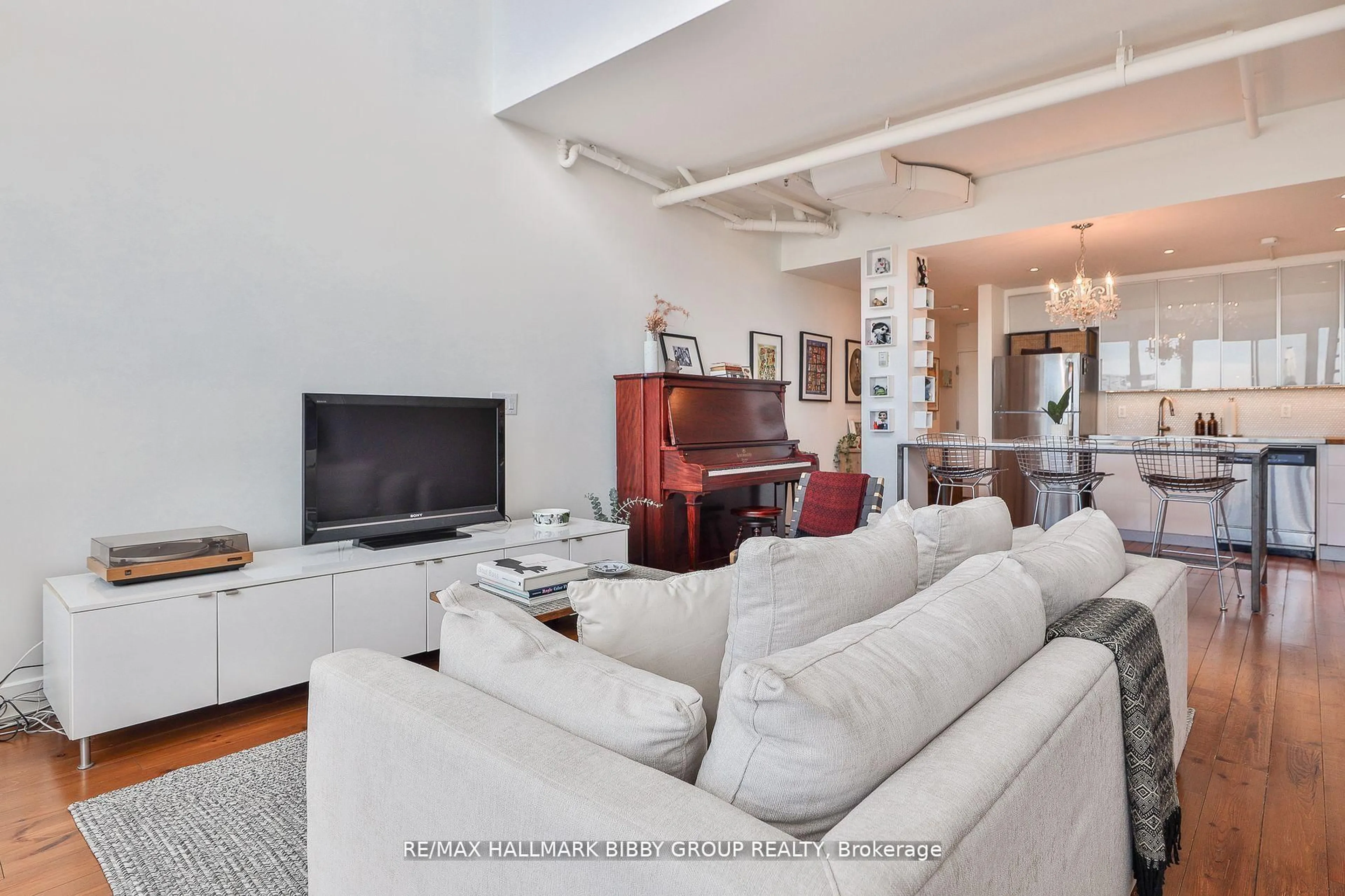 Living room with furniture, unknown for 183 Dovercourt Rd #Ph9, Toronto Ontario M6J 3C1