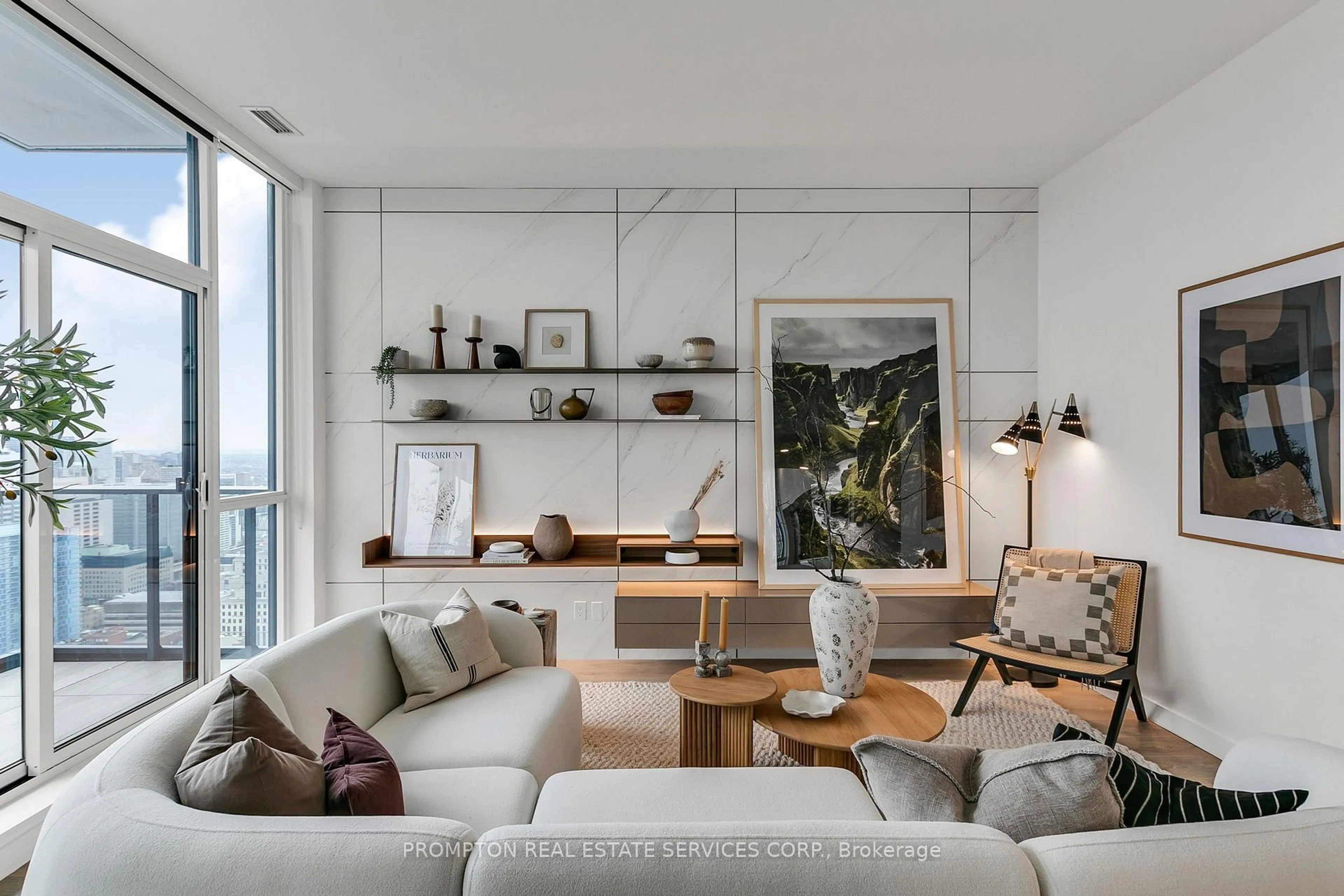 Living room with furniture, unknown for 38 Widmer St #PH 5111, Toronto Ontario M5V 2E9