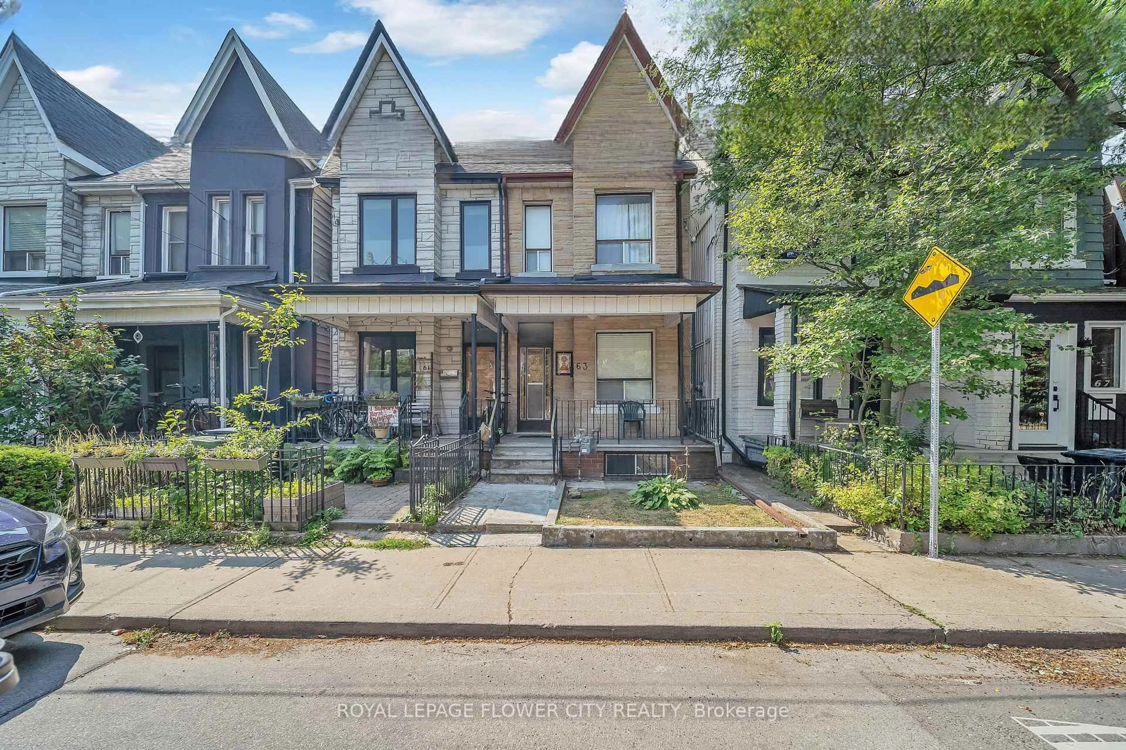 Home with brick exterior material, street for 63 Moutray St, Toronto Ontario M6K 1W4