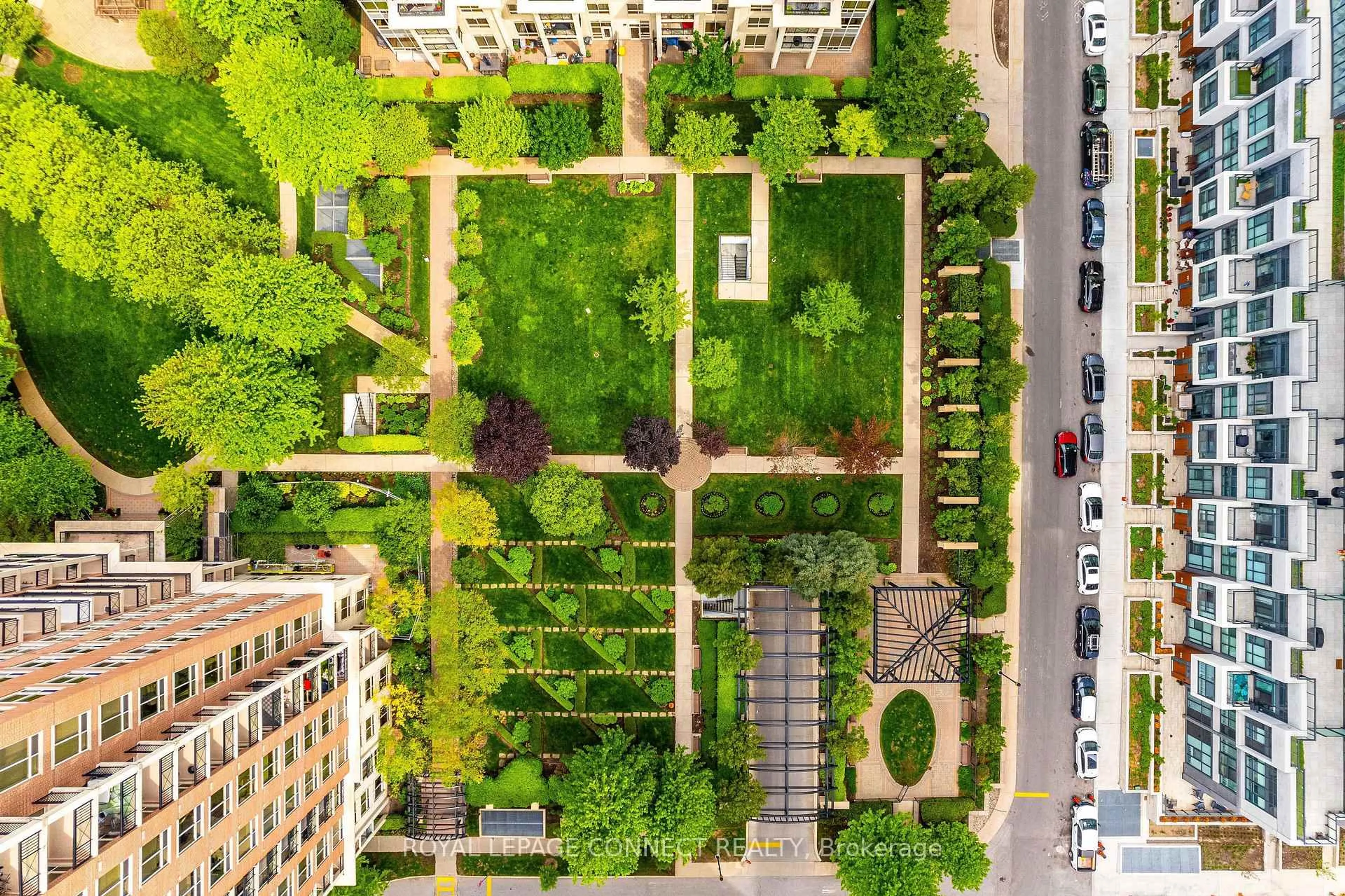 A pic from outside/outdoor area/front of a property/back of a property/a pic from drone, street for 1101 Leslie St #403, Toronto Ontario M3C 4G3