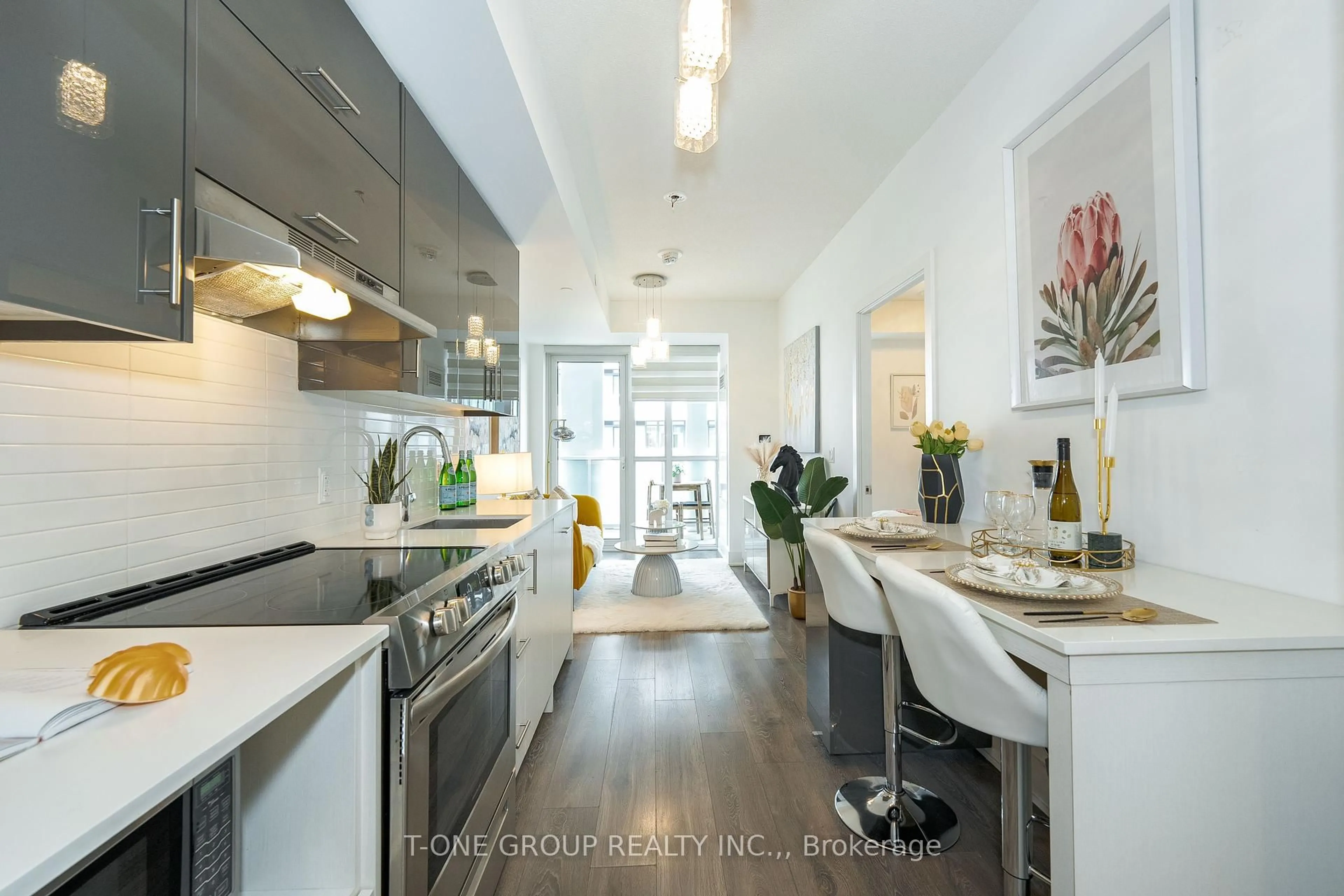 Open concept kitchen, unknown for 188 Fairview Mall Dr #915, Toronto Ontario M2J 0H7